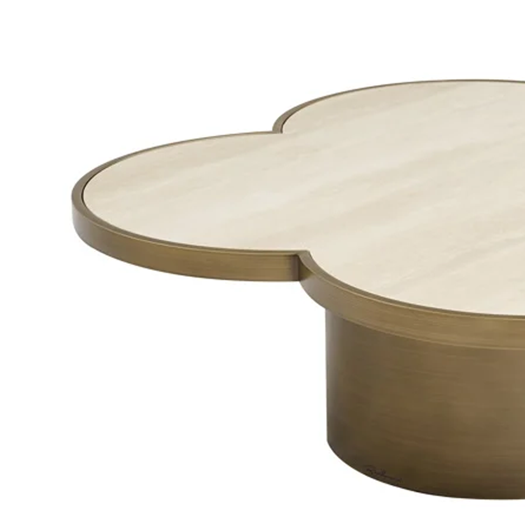 Koffietafel CLOVER beige