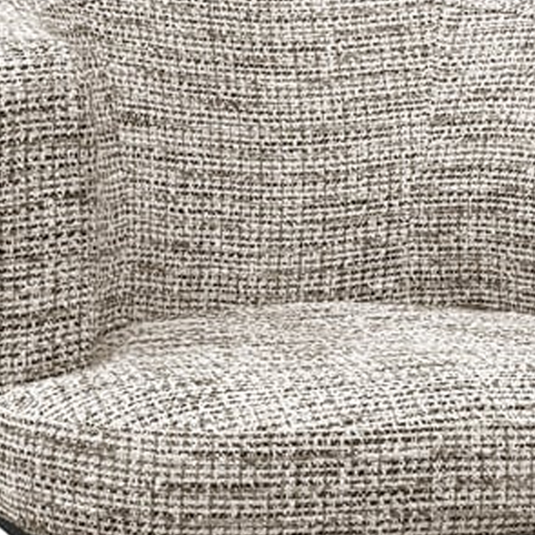 Draaistoel ROCHENNE grijs gemêleerd met zwarte basis