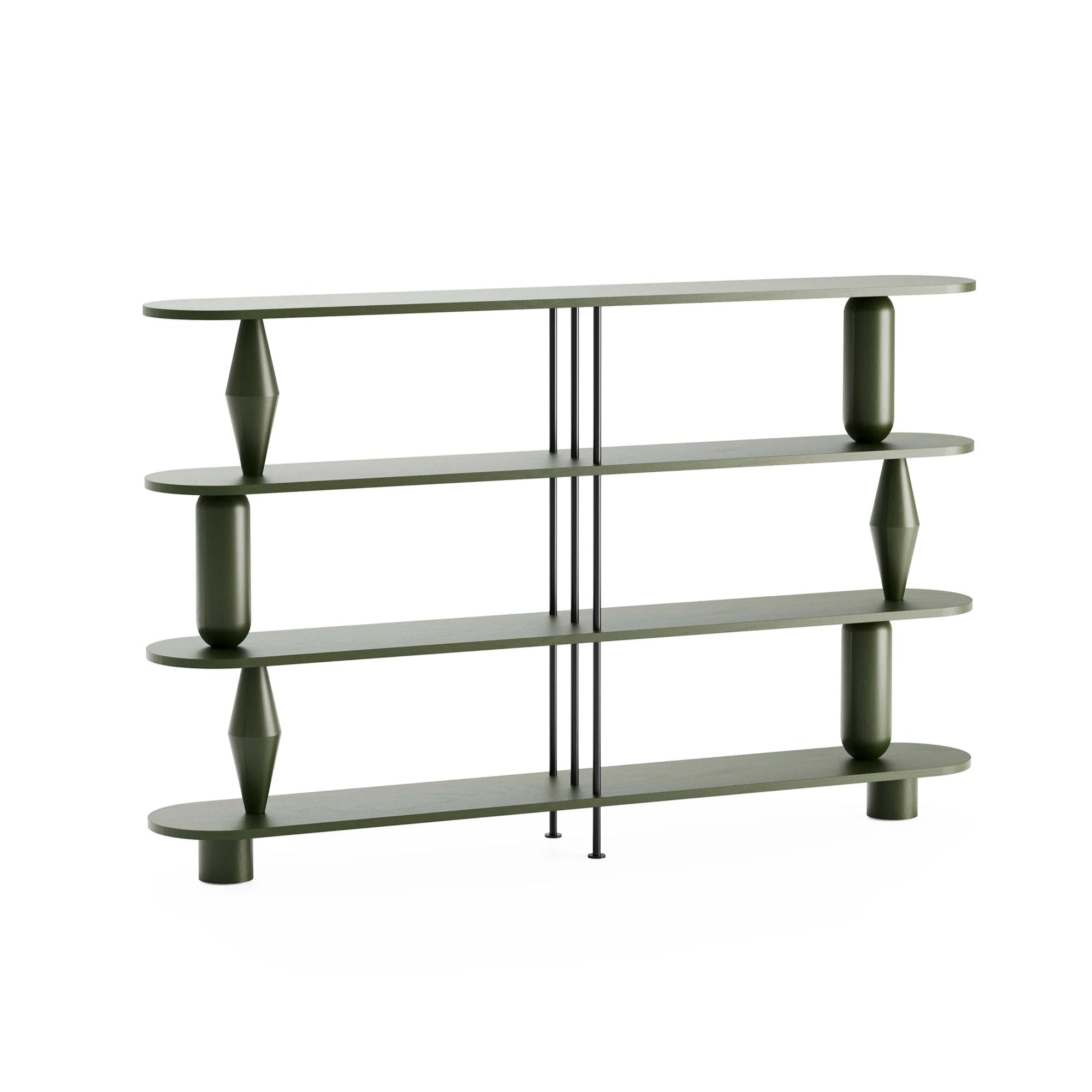 VAZOO DUO Shelf green oak wood