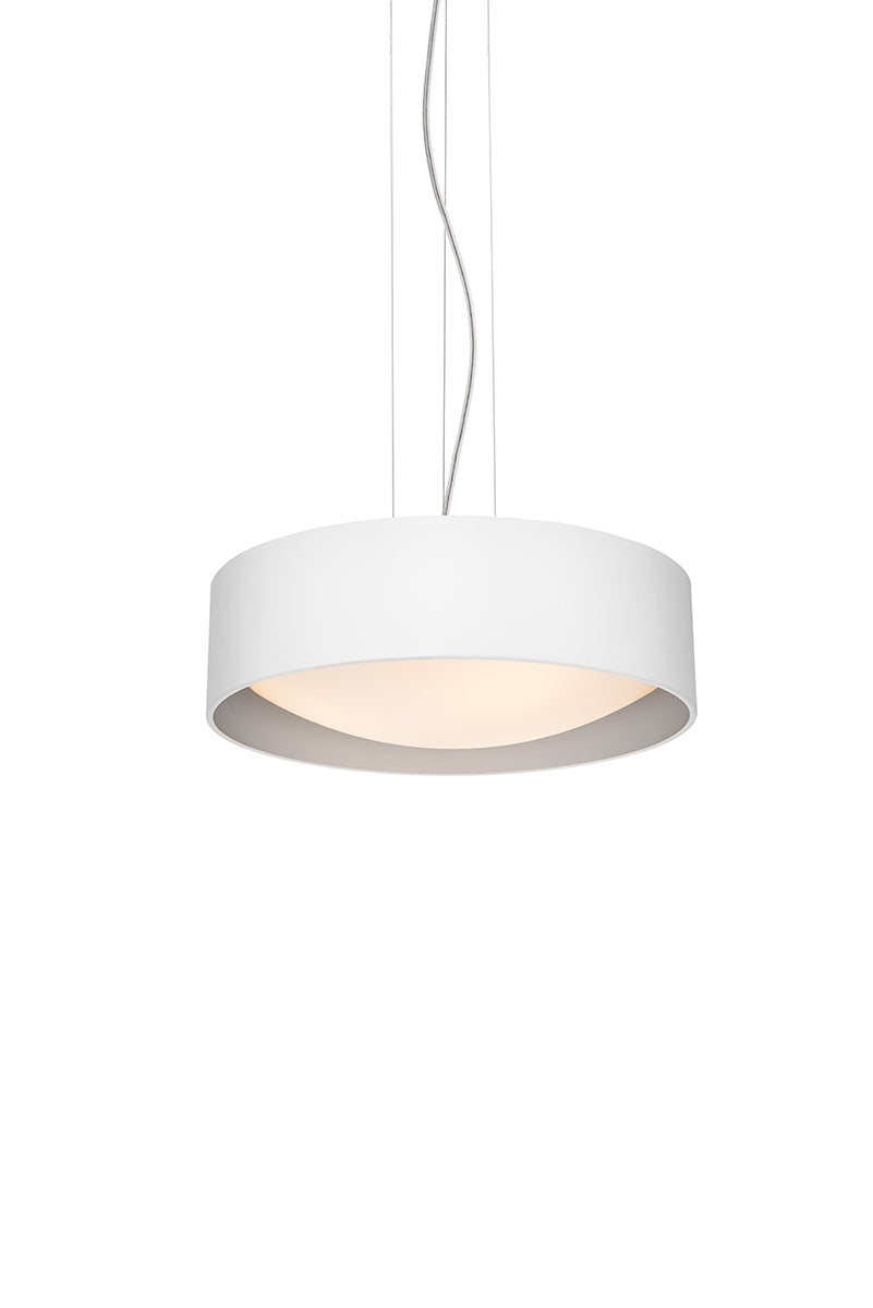 VERO pendant lamp white with silver interior
