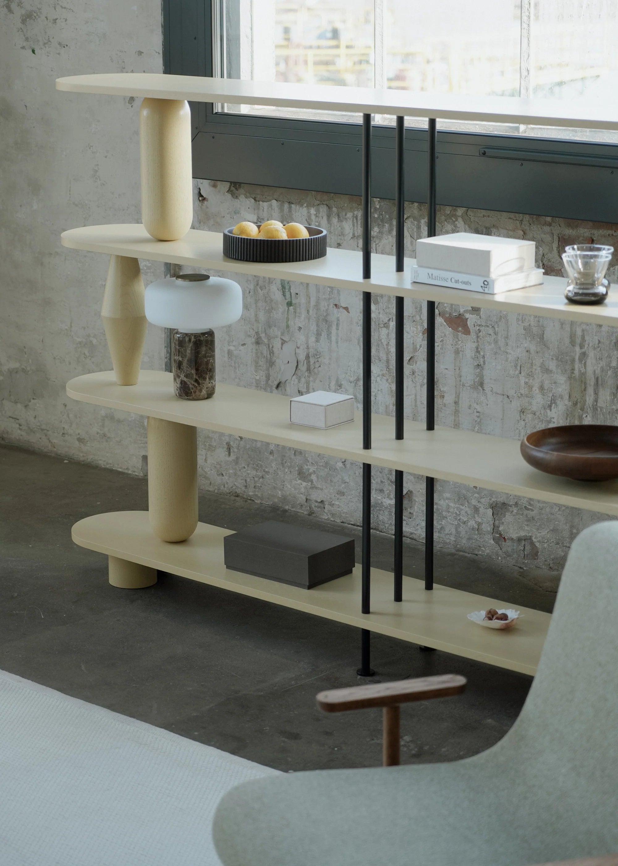 VAZOO DUO rek van gebleekt eikenhout