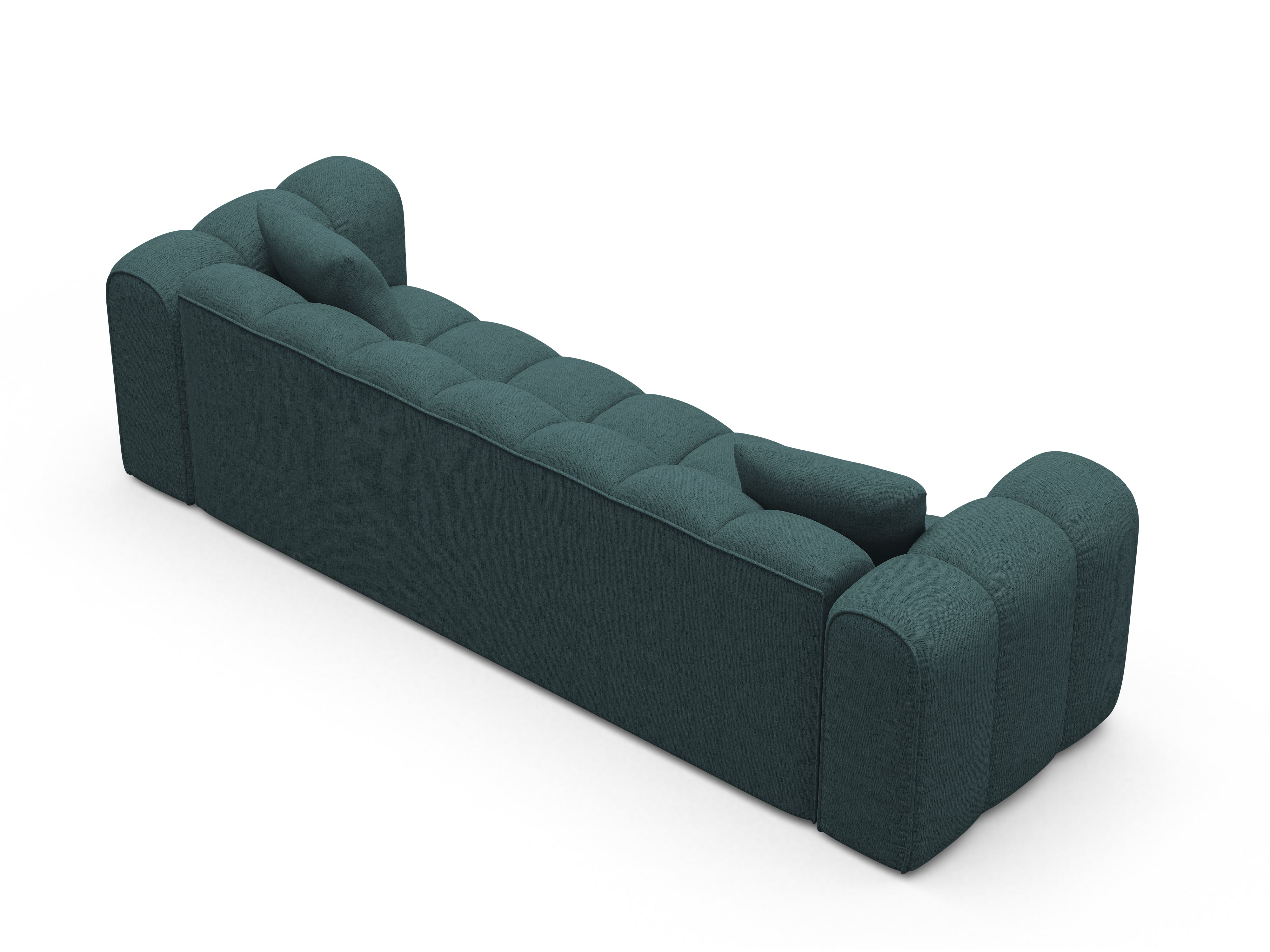Sofa met slaapfunctie ASTRO turkoois chenille