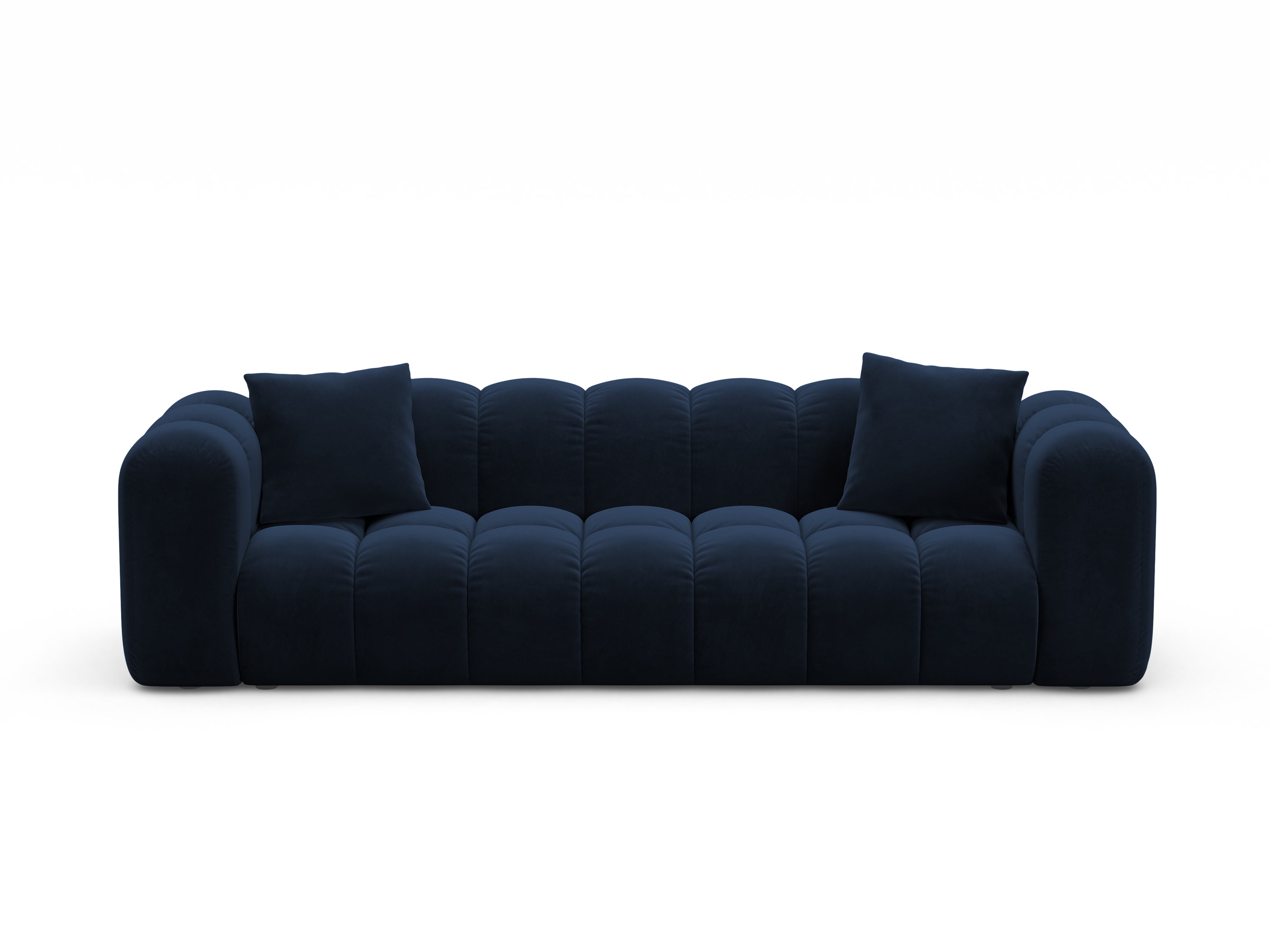 Velvet sofa with sleeping function ASTRO royal blue