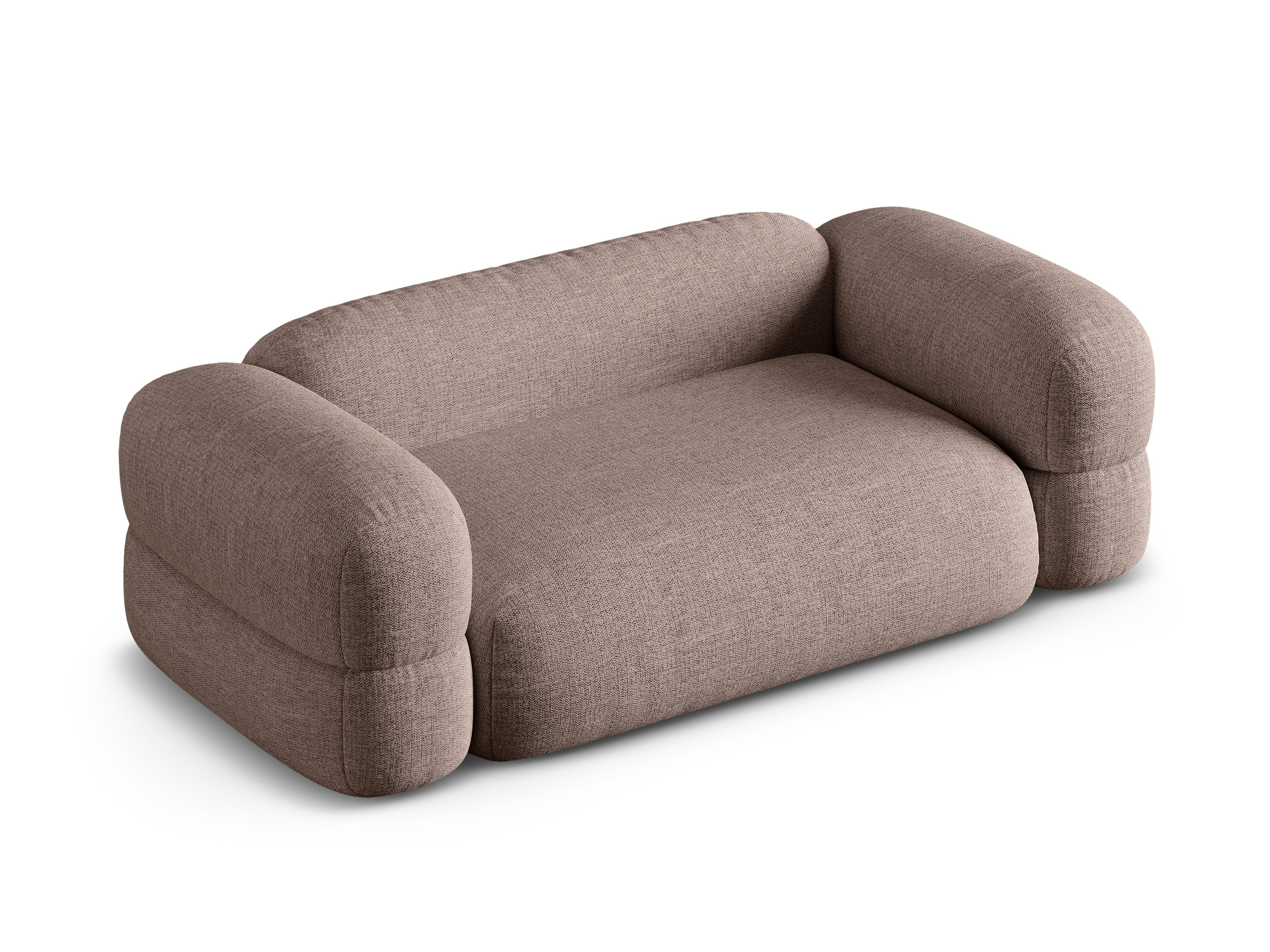 3-seater Sofa ROGER cappuccino chenille