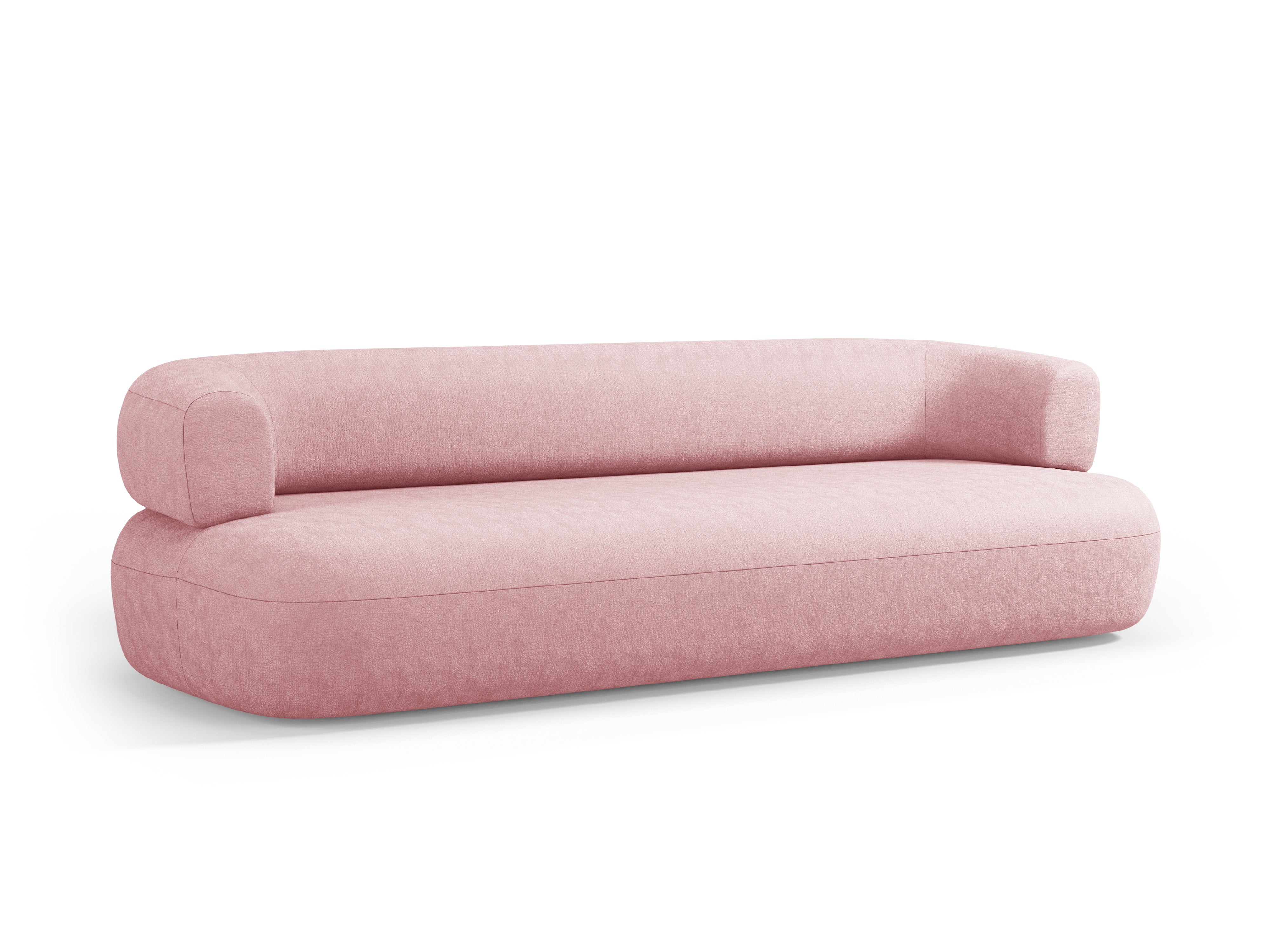 Sofa 3,5-zits ALDRIN roze chenille