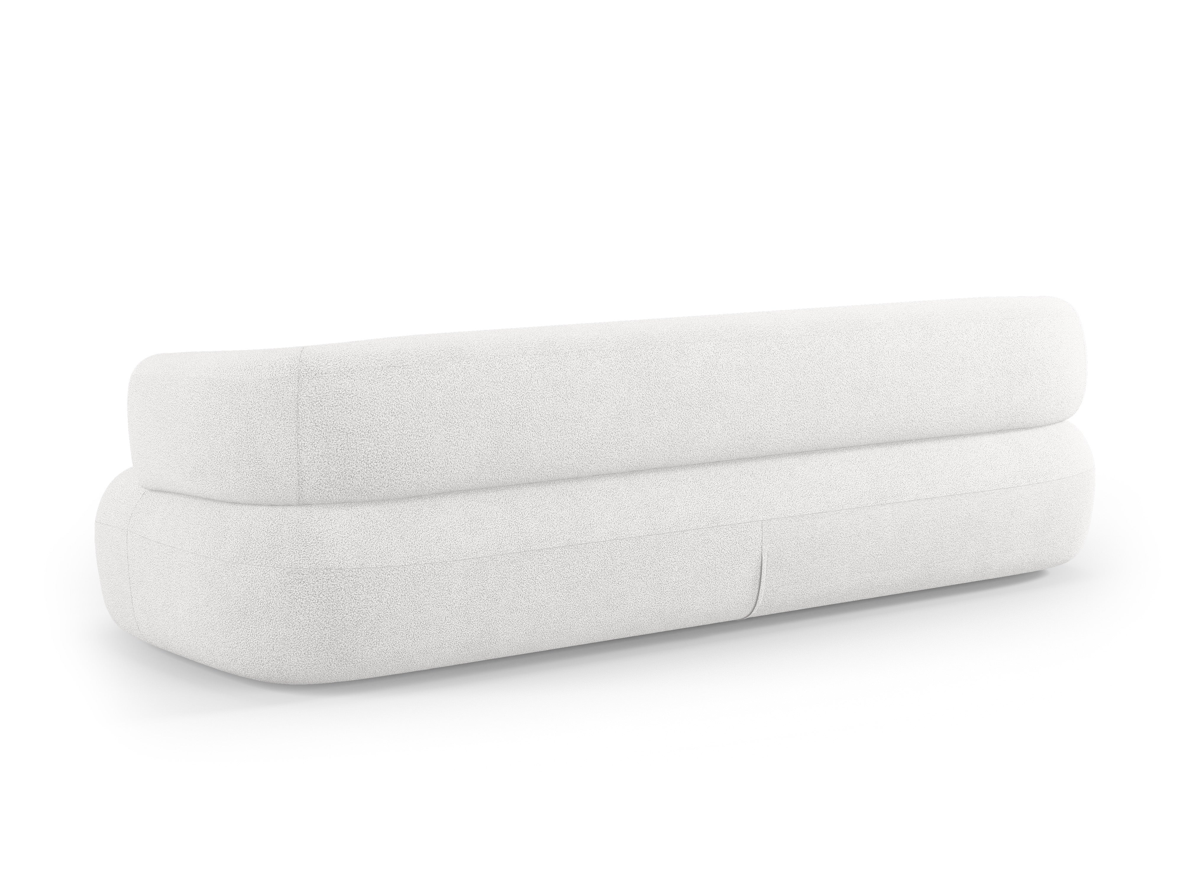 Sofa 3,5-zits ALDRIN witte boucle