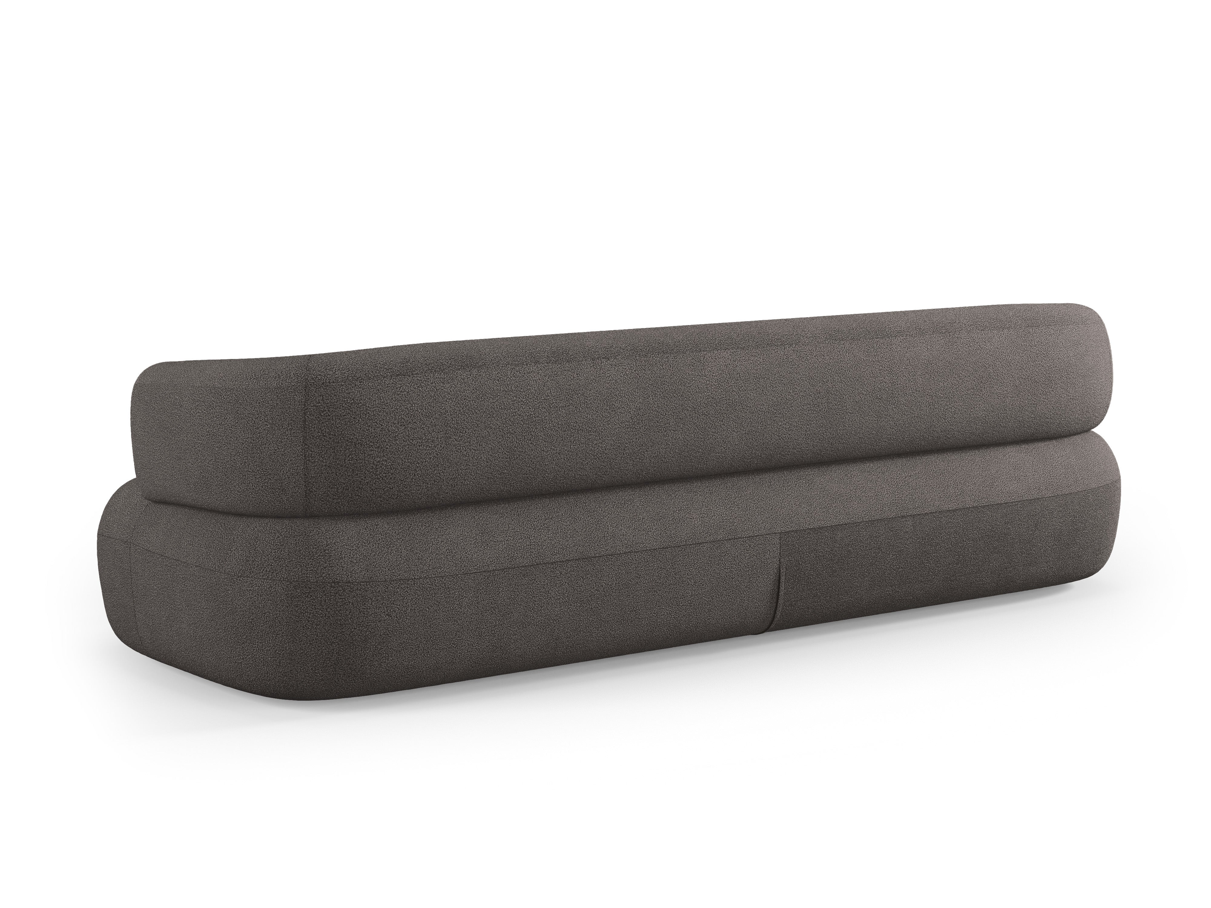 Sofa 3,5-zits ALDRIN grijze boucle