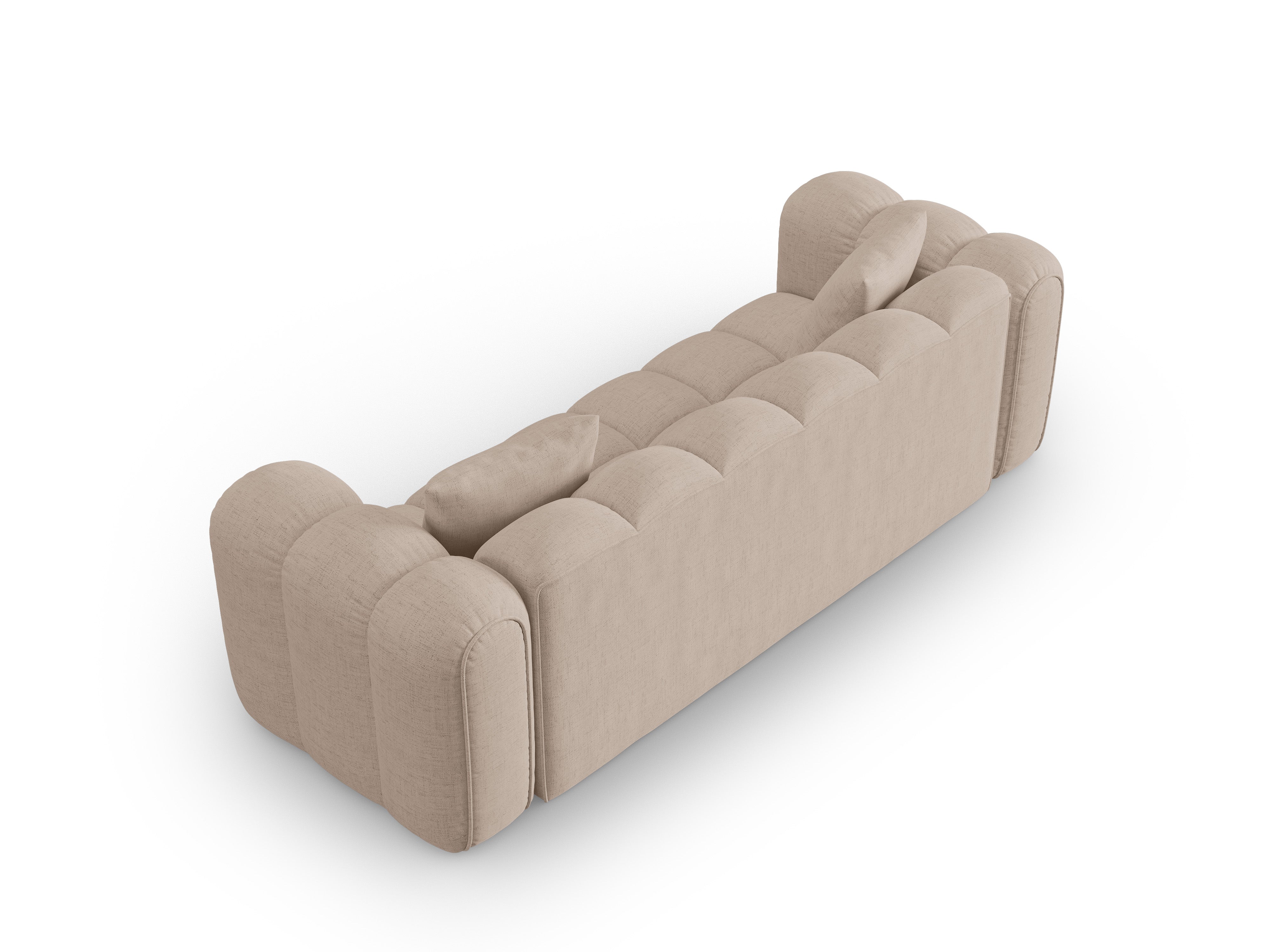 4-seater ASTRO sofa cappuccino chenille