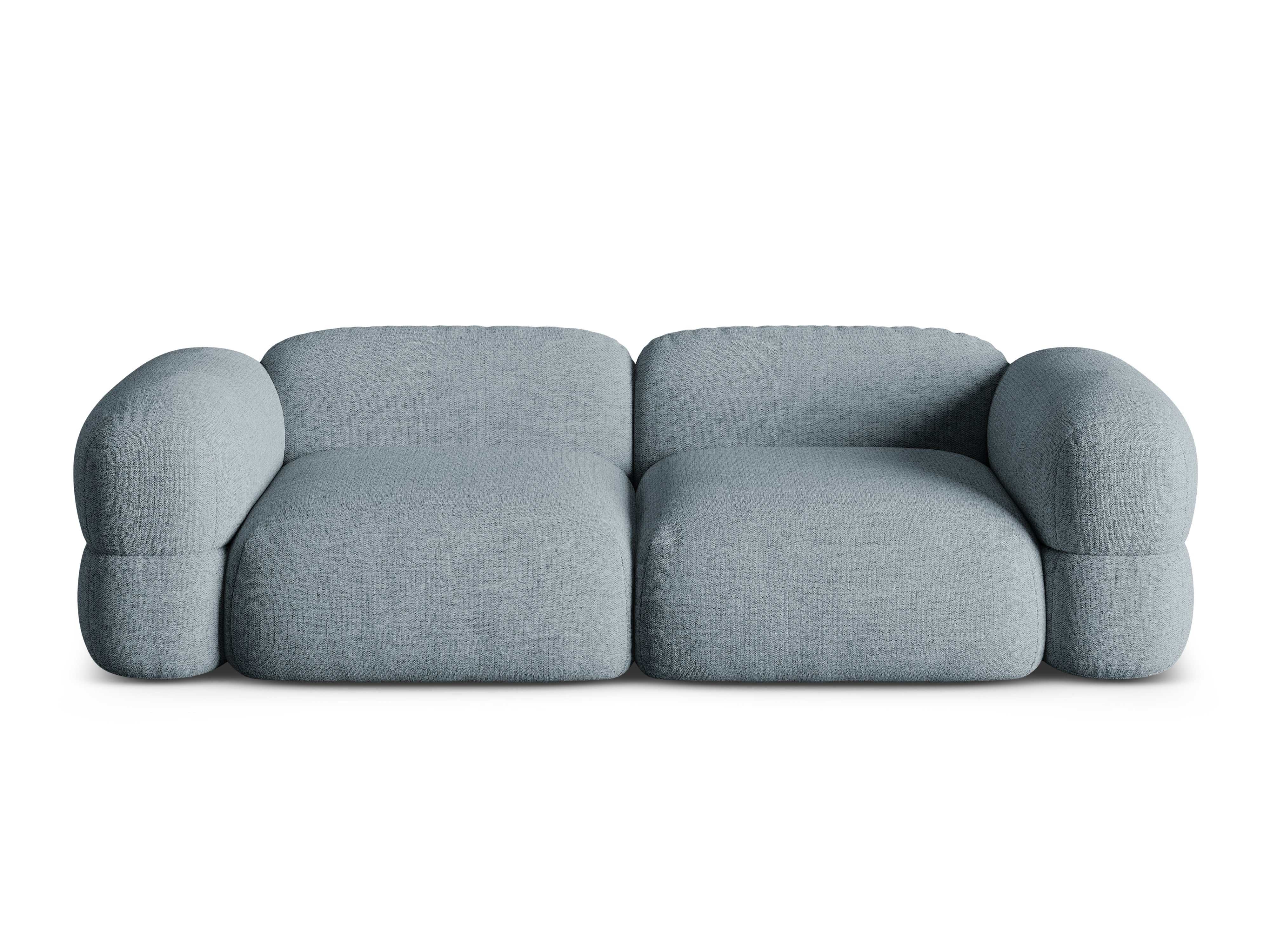 4-seater Sofa ROGER light blue chenille