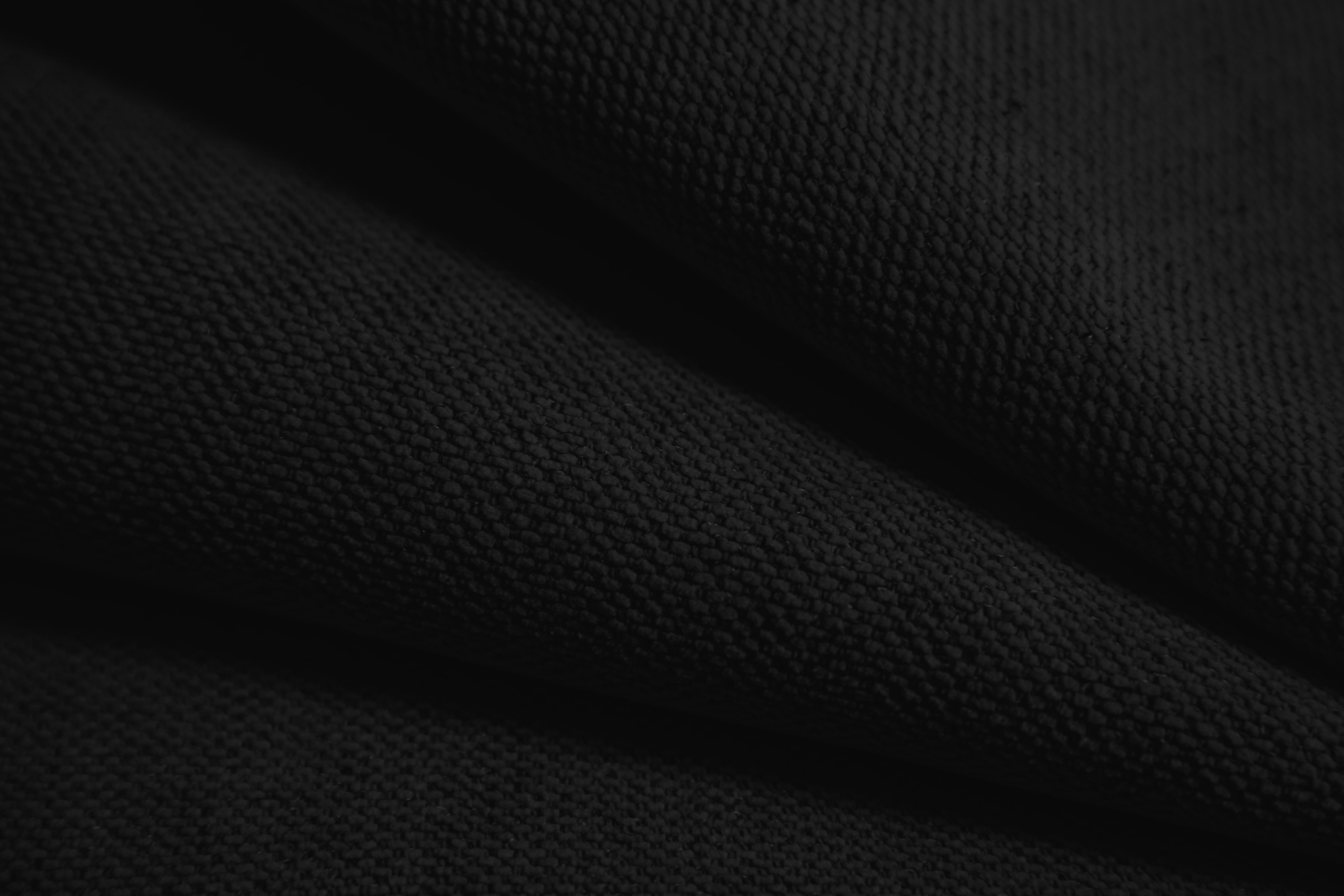Puf ASTRO schwarzer Chenille