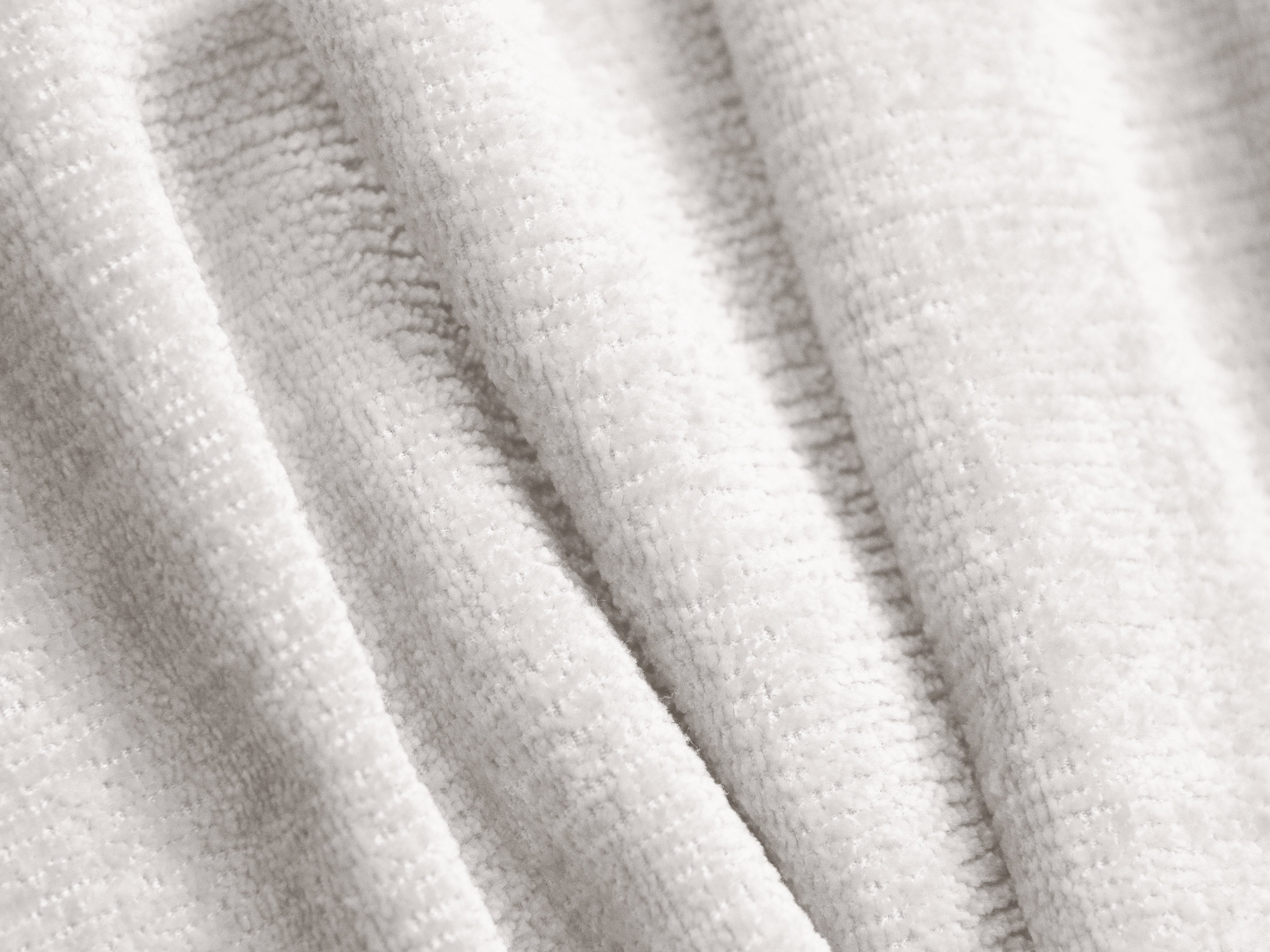 Rechthoekige 2-zitsbank rechts ALDRIN lichtbeige chenille
