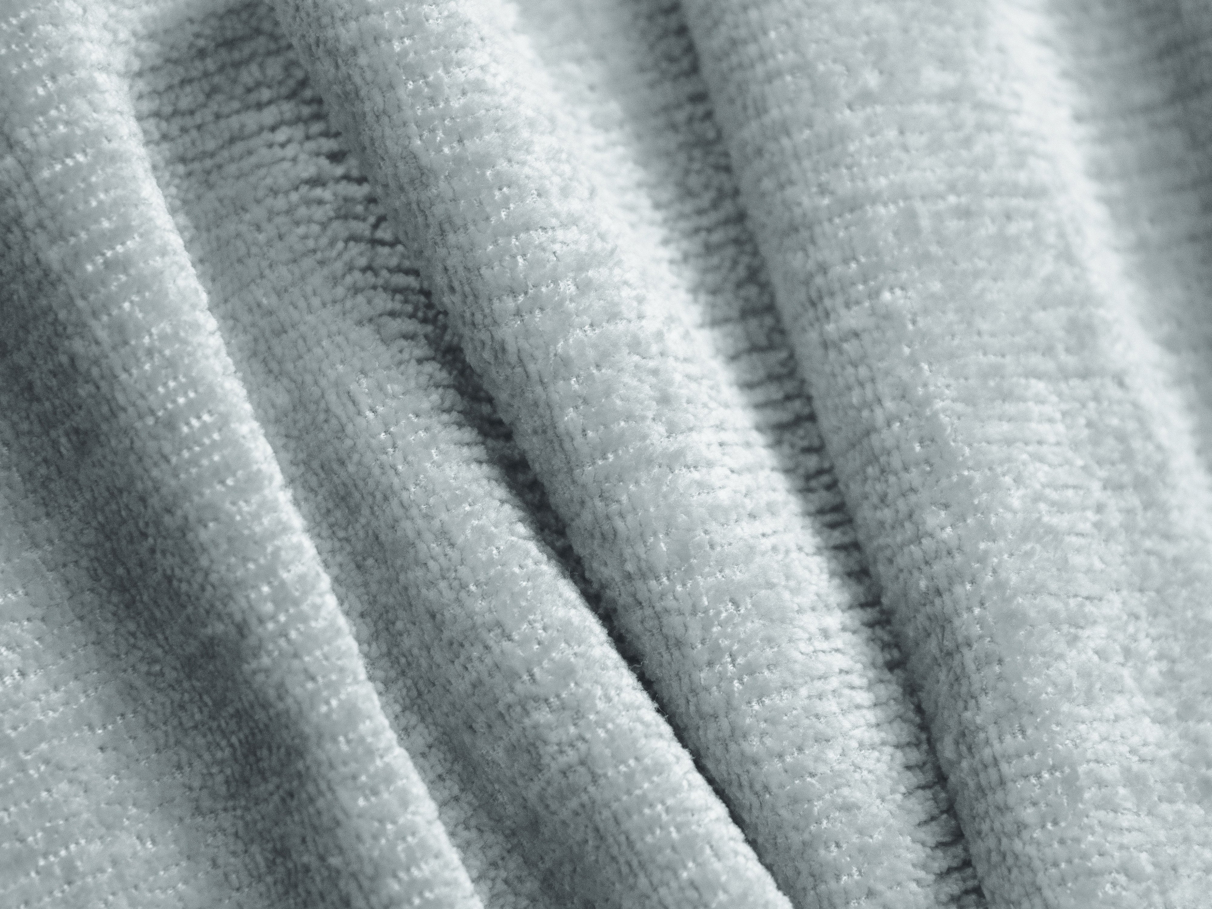 Rechthoekige 2-zitsbank rechts ALDRIN in lichtblauwe chenille