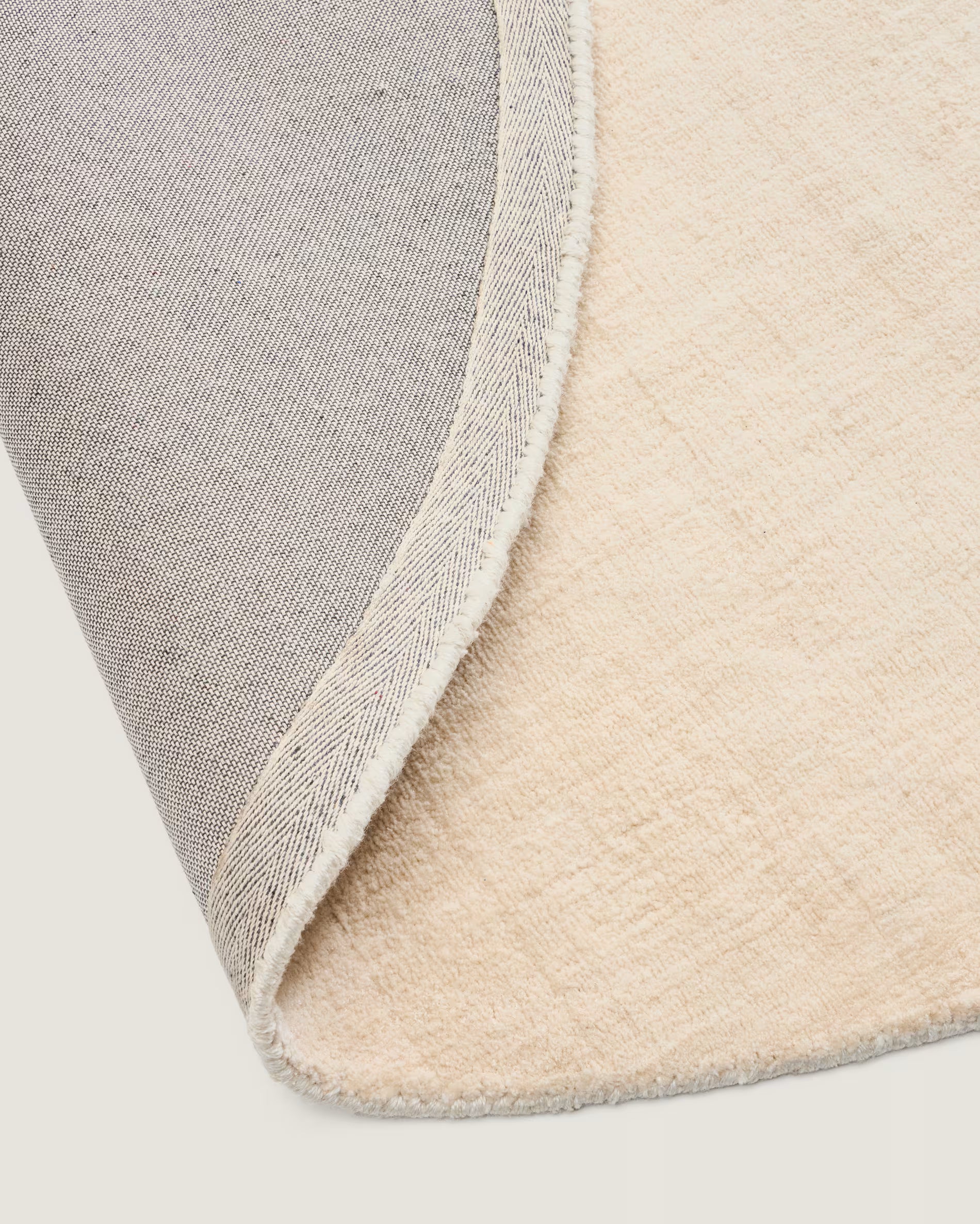 Ronde tapijt EMPURIES beige