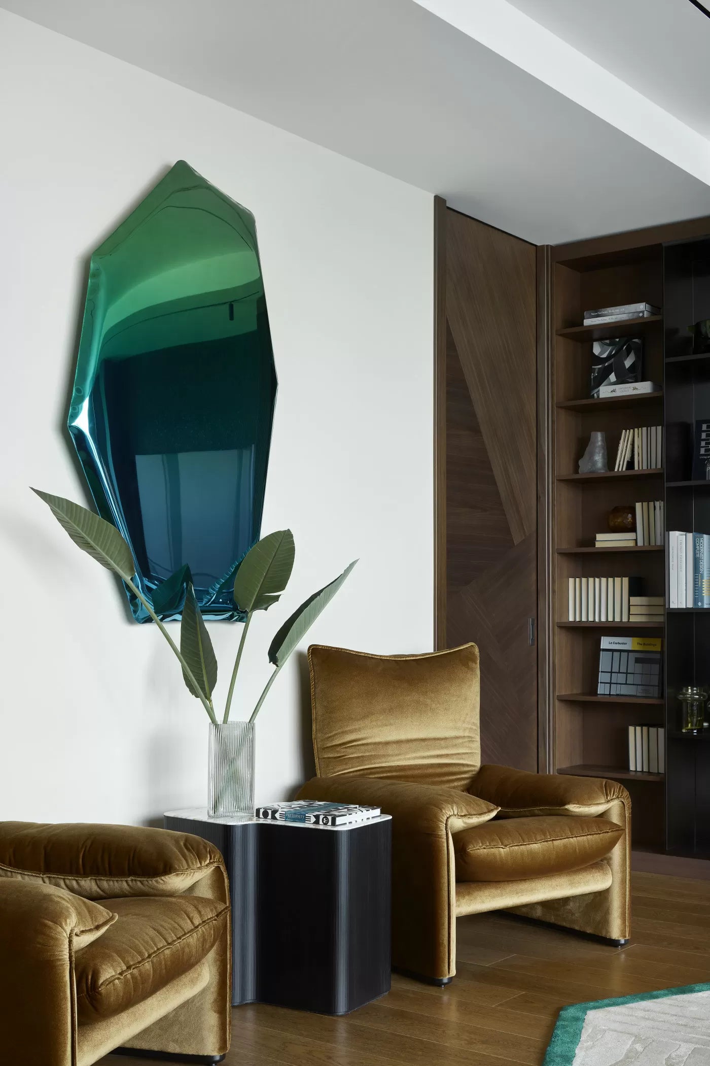 Lustro TAFLA C overgang jadeitkleurig