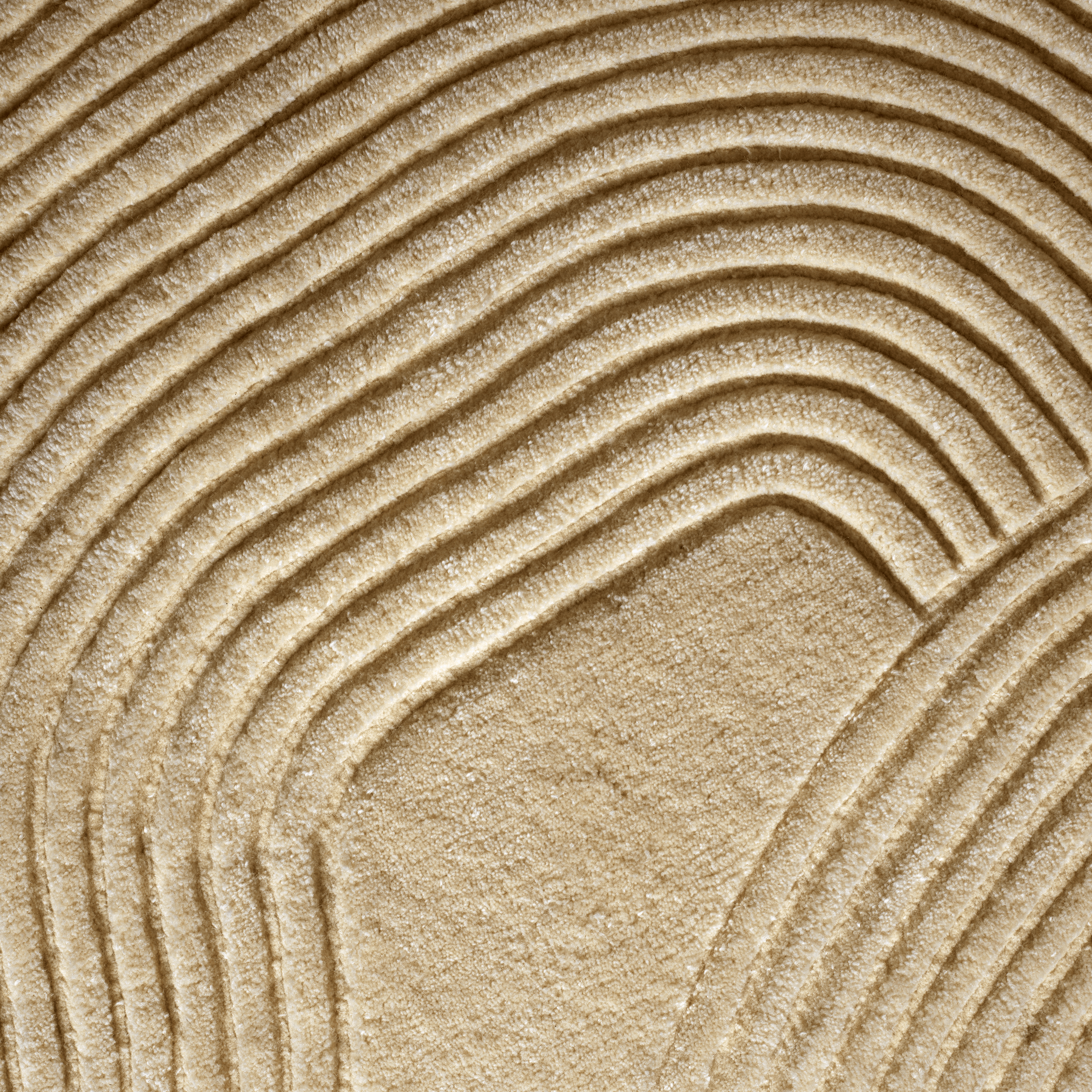 Ovaler Teppich ZEN SHAPED beige