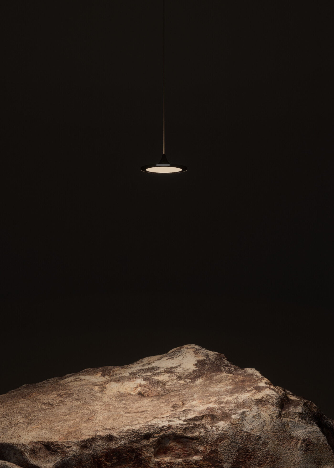 LUNA inox pendant lamp