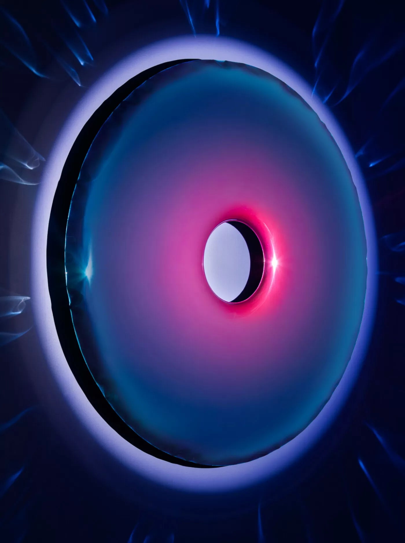 Lustro RONDO Übergänge Helix Nebel ametyst-tansanitfarben