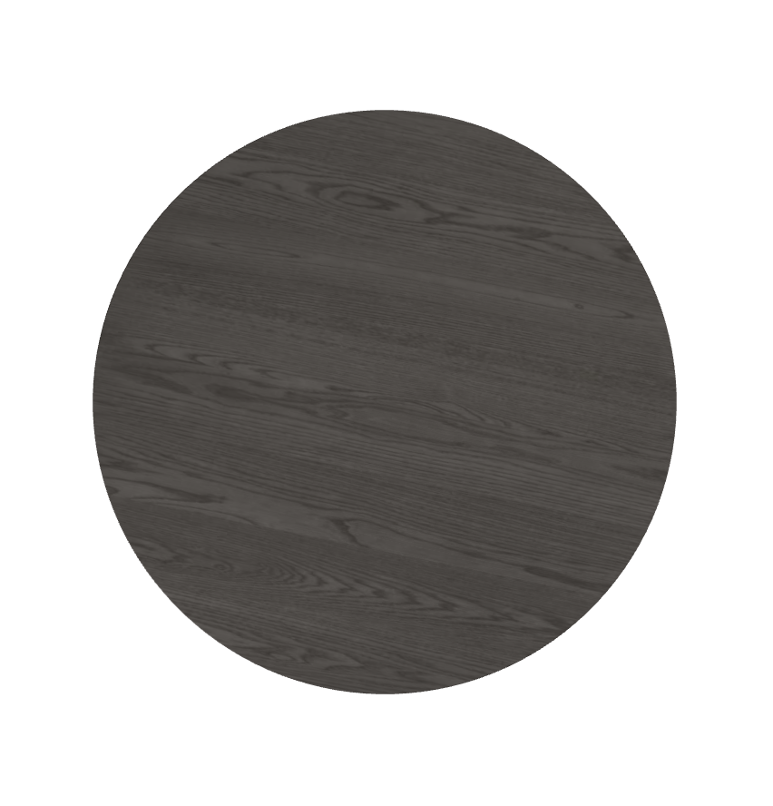 Ronde tafel CLESSIDRA zwart met fango - showroommodel