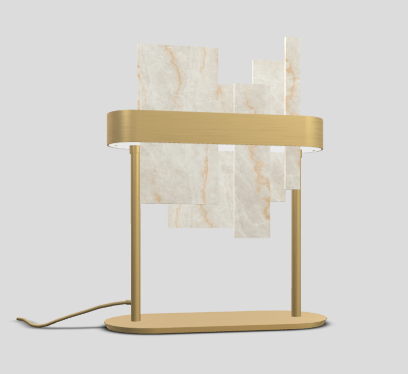 Tafellamp HONICE TL goud