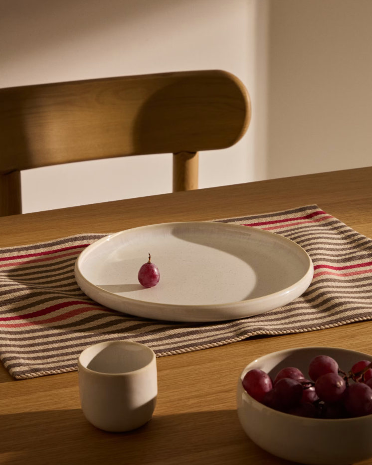 Talerz UILO wit keramiek