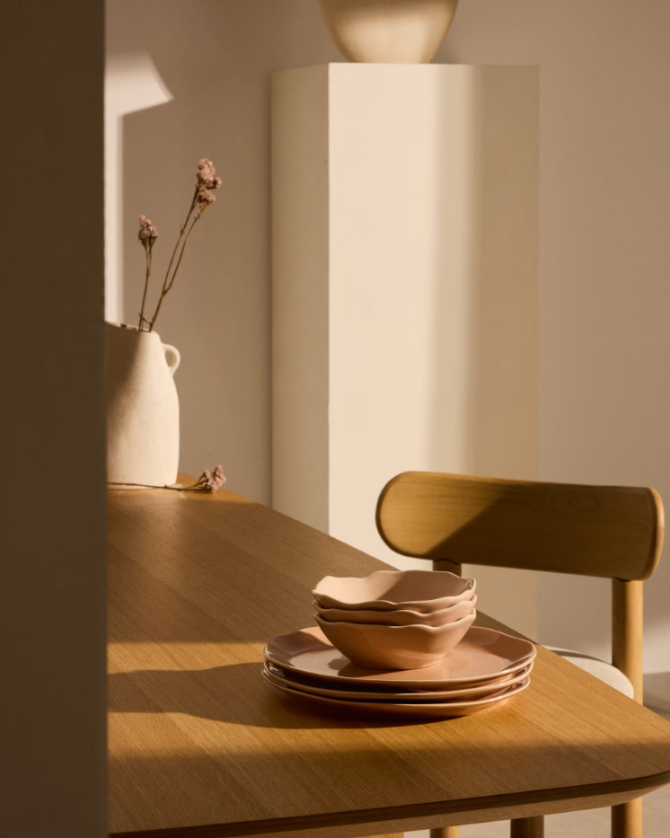 Miska TIRAYA roze keramiek