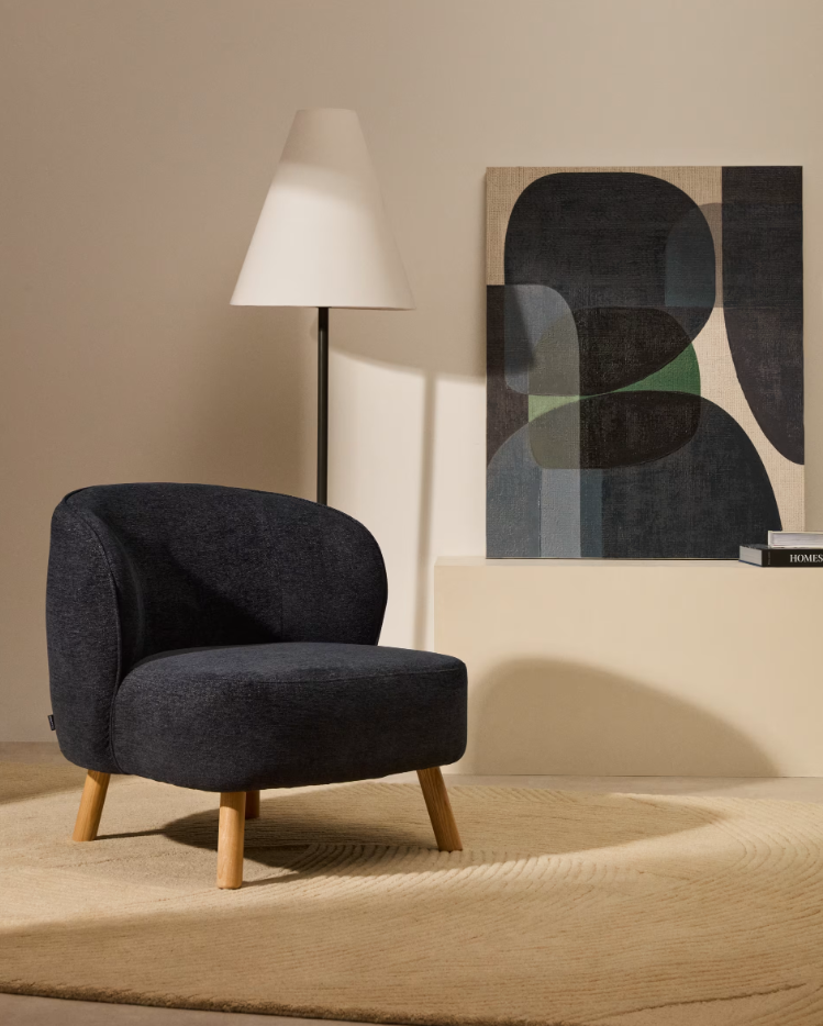 Szenil fauteuil ULIT blauwgrijs