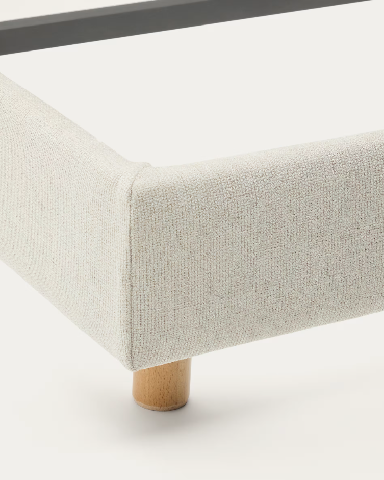 Łóżko VALMA perłowy