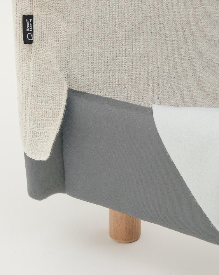 Łóżko VALMA perłowy