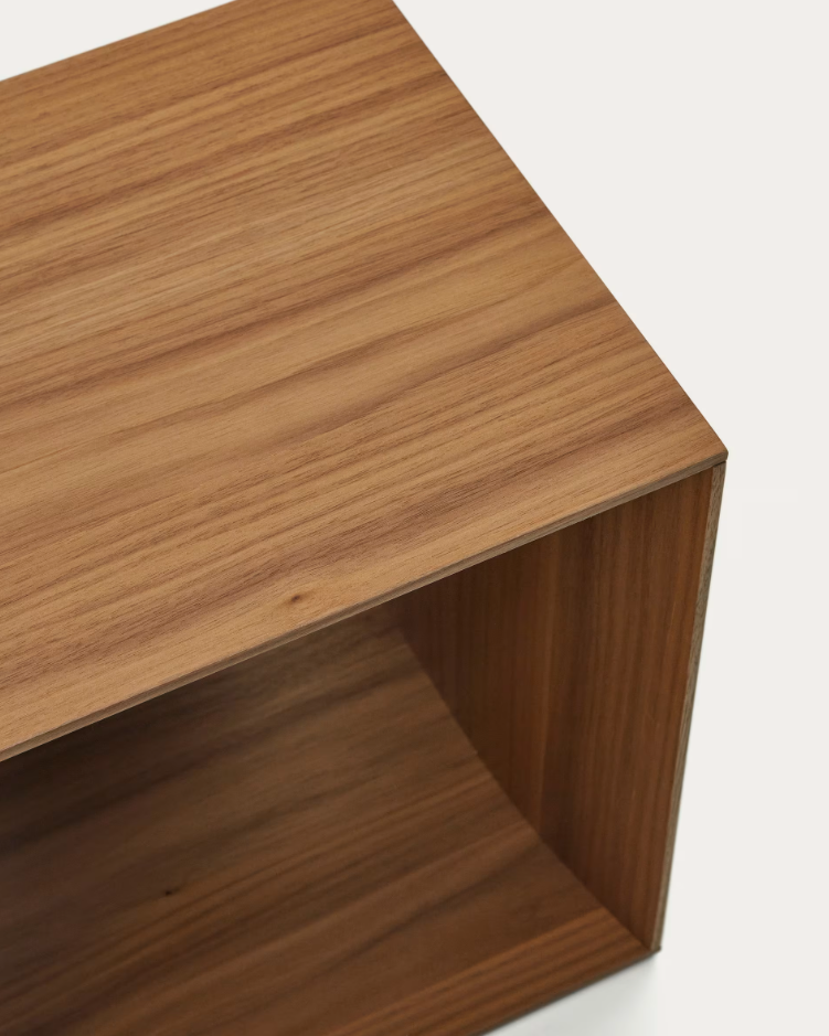 Modulaire kast LITTO notenhout