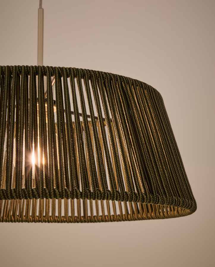 Abażur ALDET groene lijn