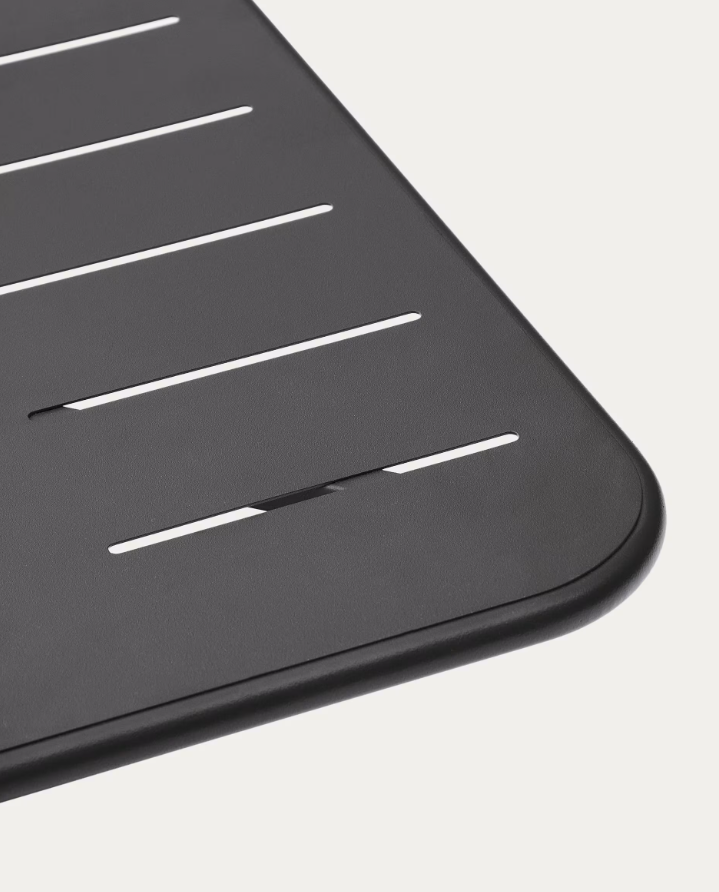 Tuin tafel BRAI grafiet staal