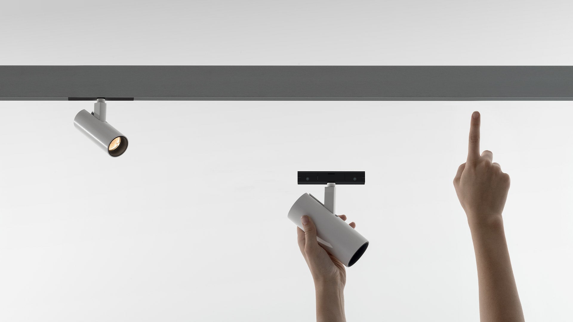Artemide A.24 witte rail
