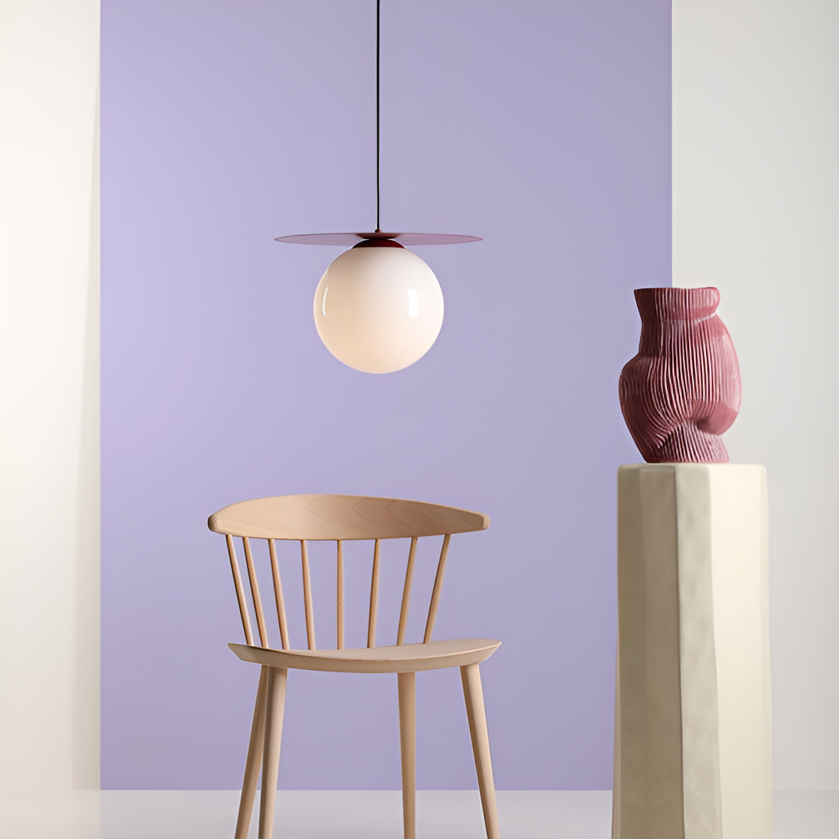 Hanglamp LOOP bordeaux