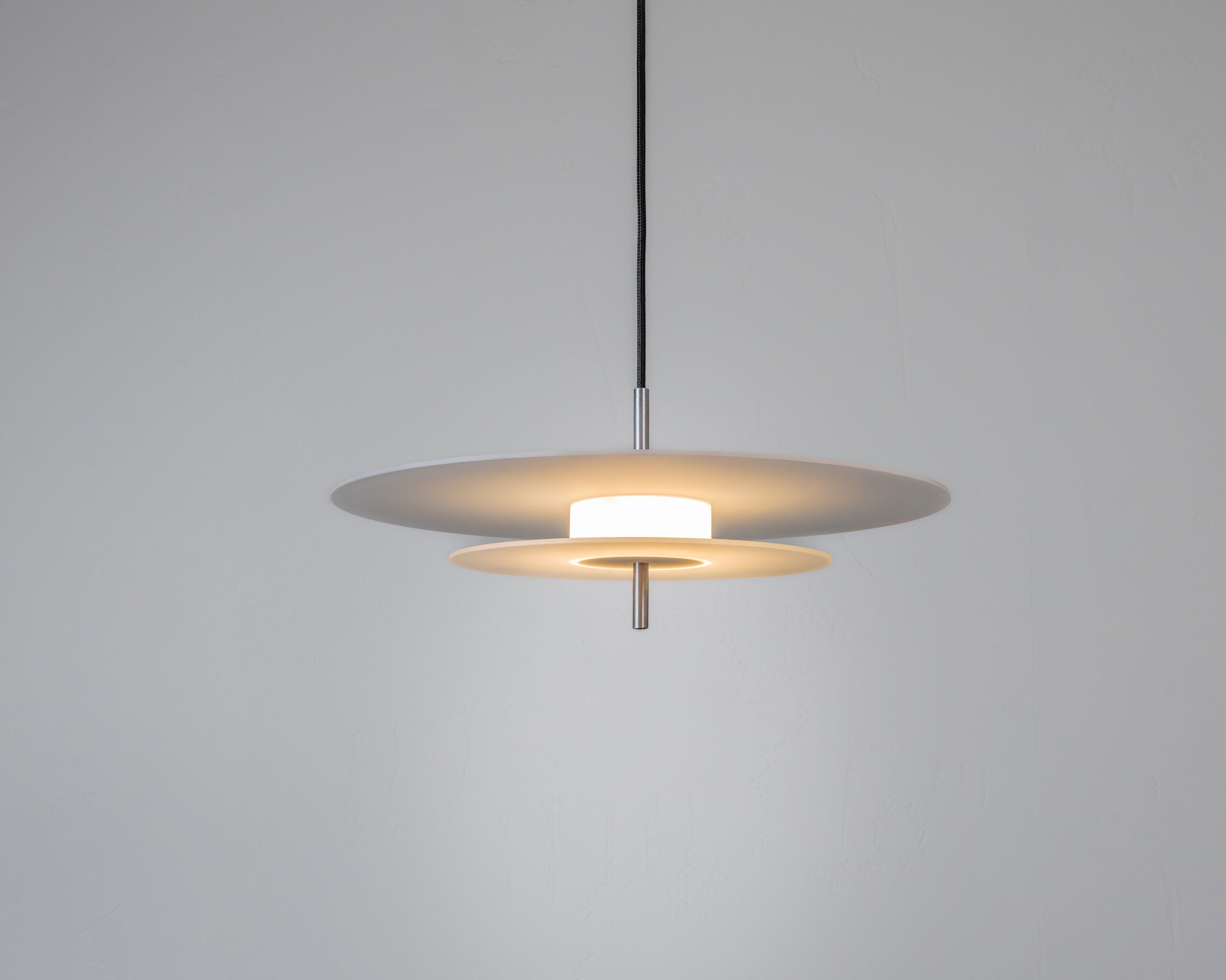 Lampa wisząca AEROPLAN GLASS 47 srebrny szary