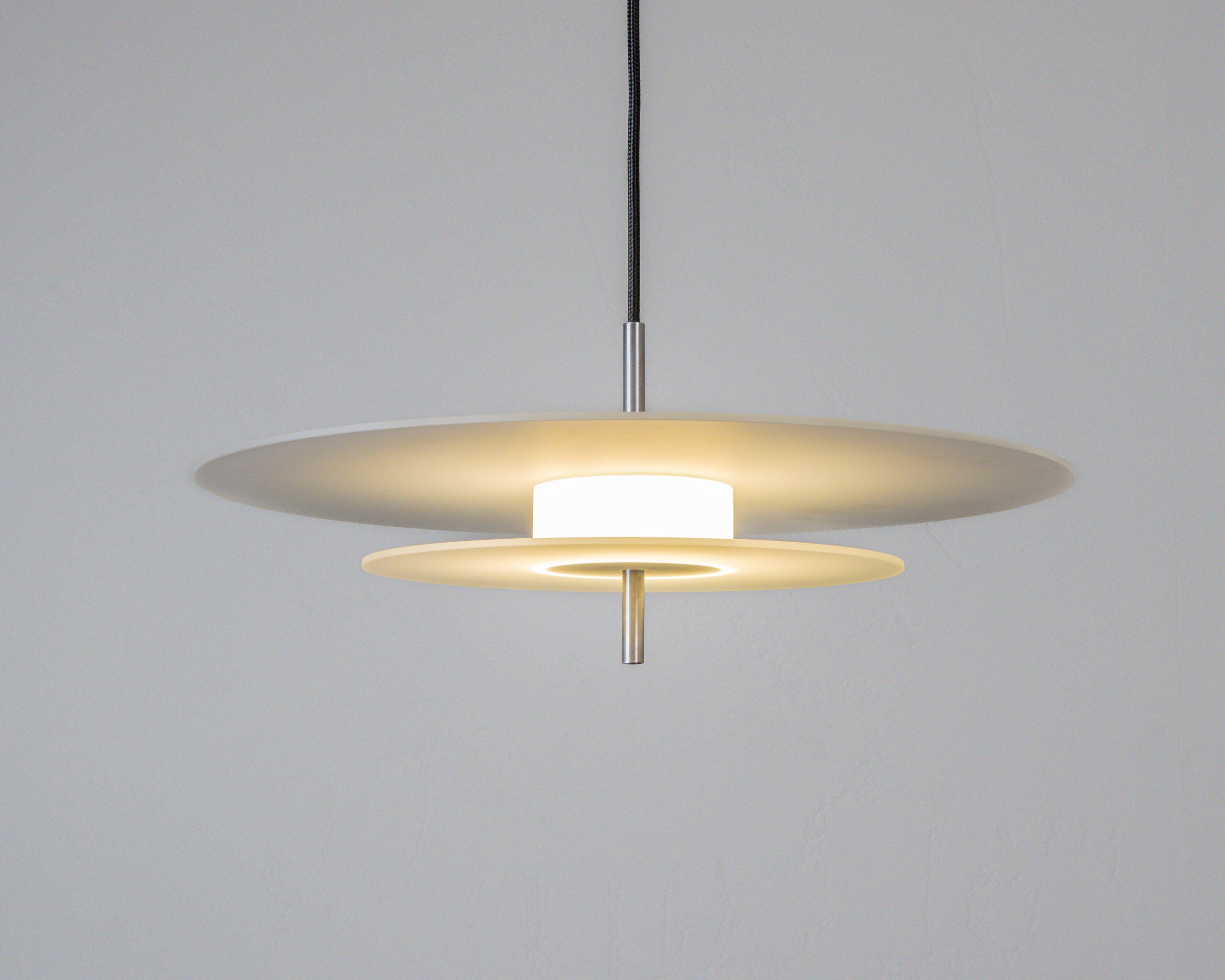 Lampa wisząca AEROPLAN GLASS 47 srebrny szary