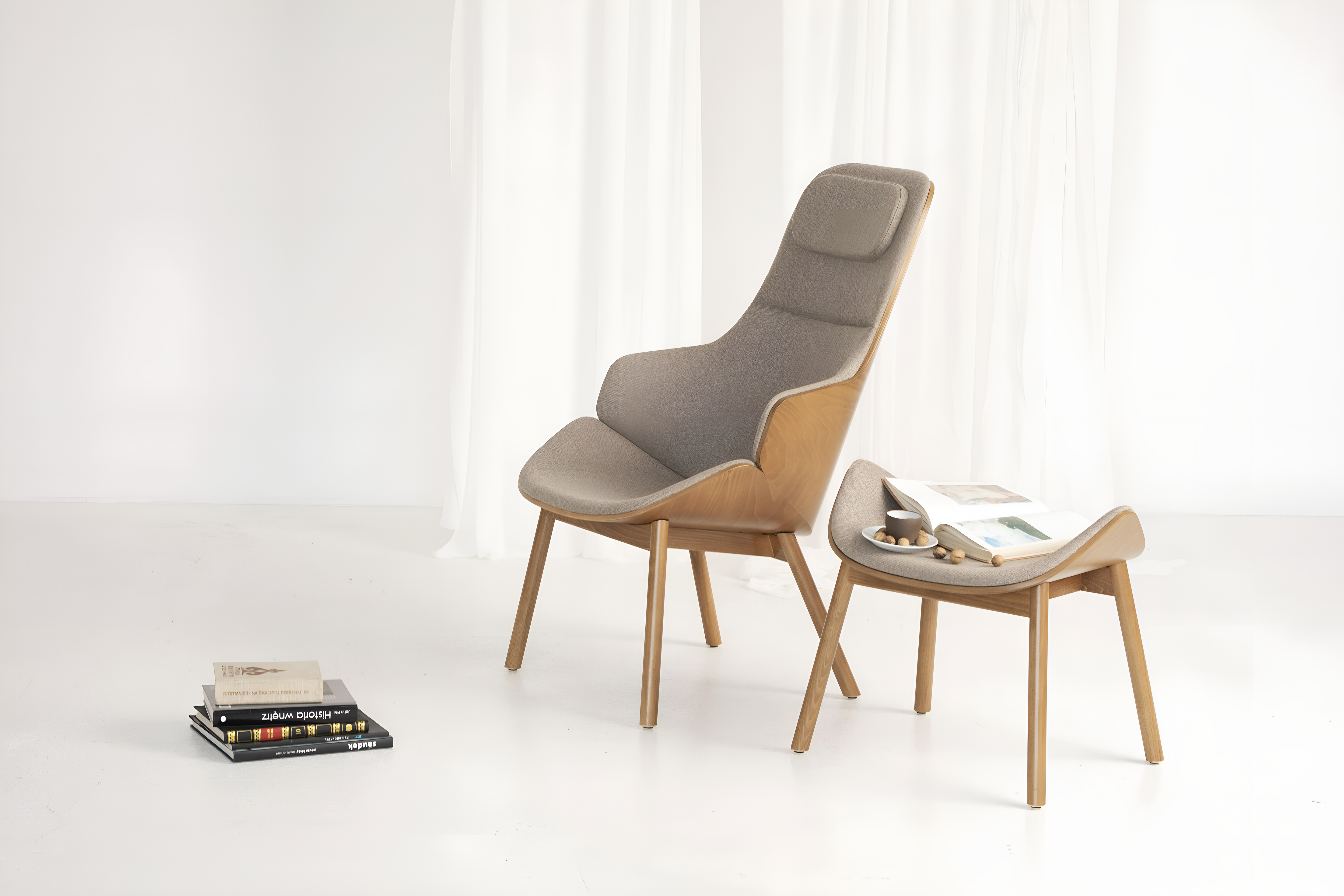 ARIA C-5340 footrest upholstered