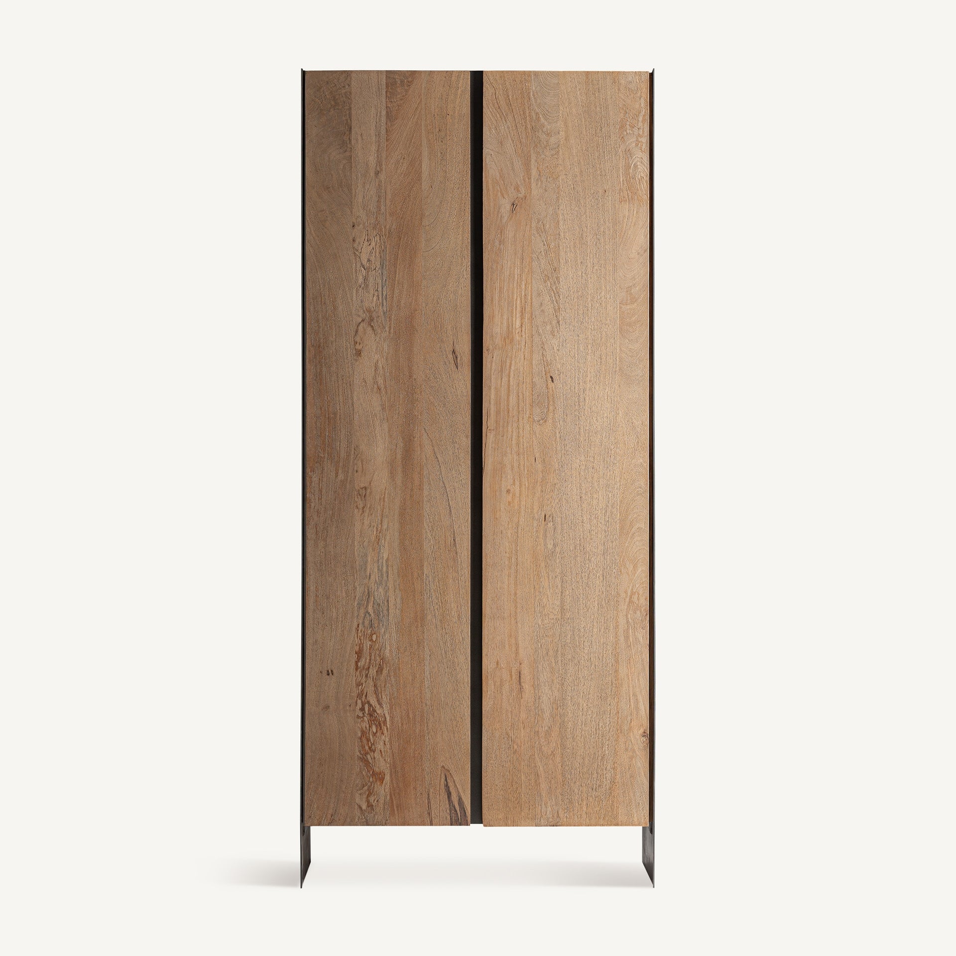 KILLEANY kast van mango-hout met metalen afwerking