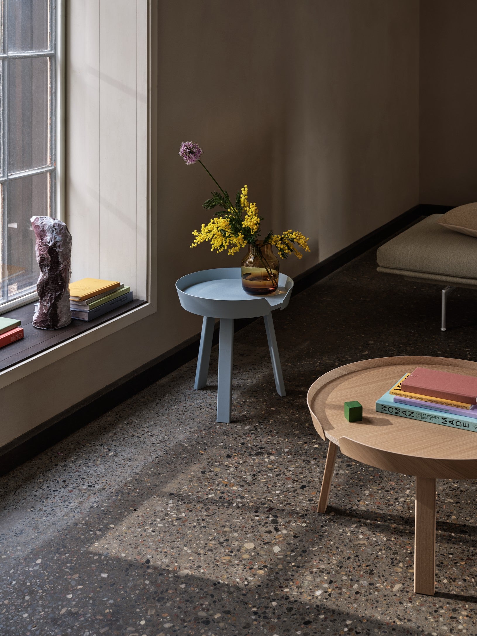 AROUND white coffee table