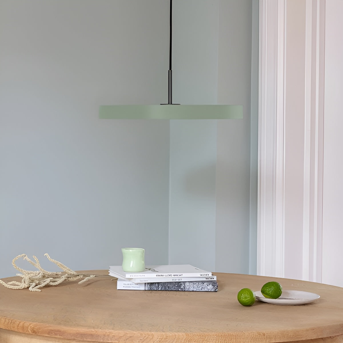 Hanglamp ASTERIA PLUS olijfgroen met zwarte inzet