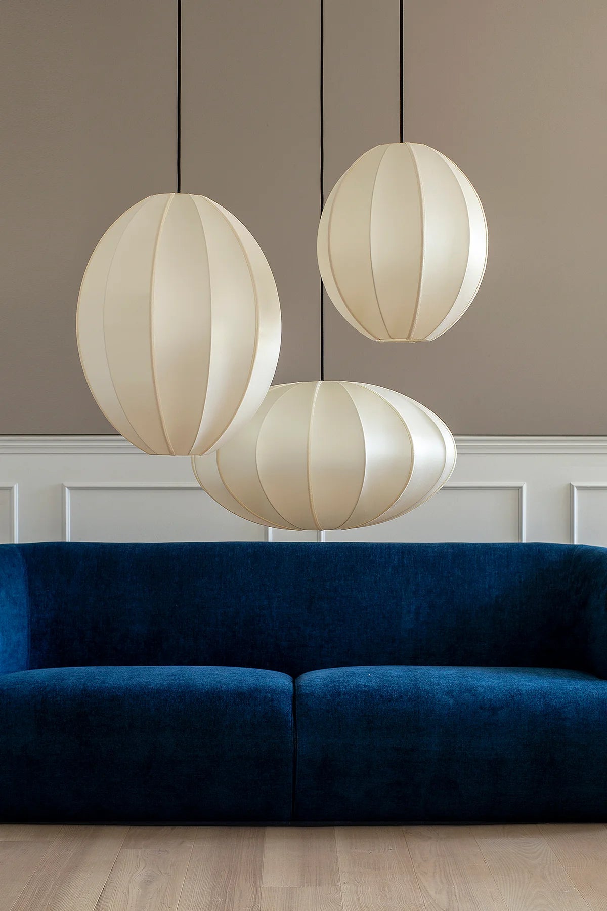 Abażur OVAL złamana biel