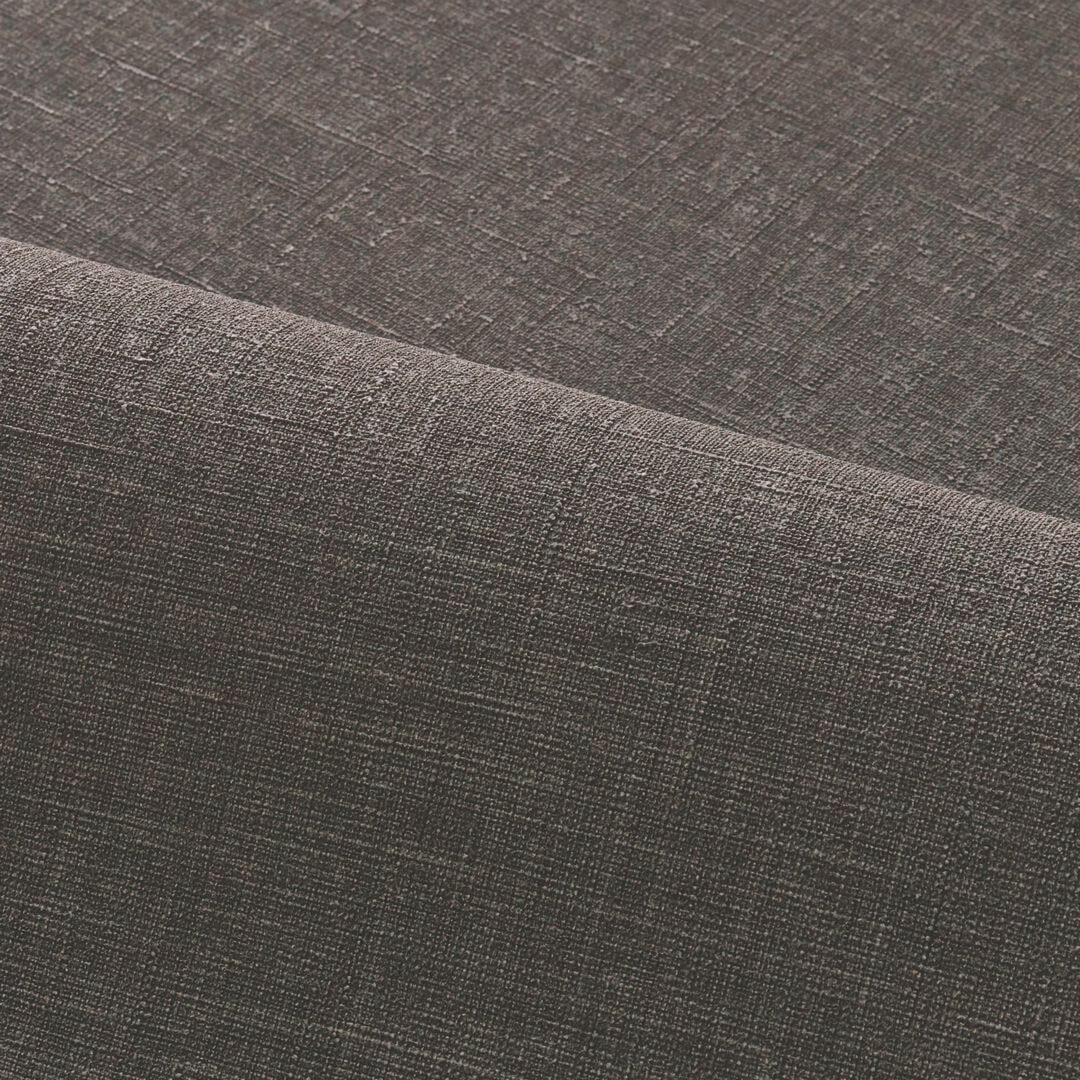 Structural wallpaper imitating linen canvas SHINOK - CARBONE dark brown