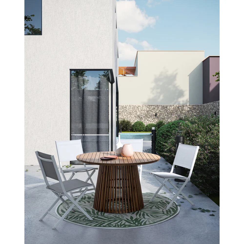 Ronde buiten tafel RODANO acaciahout