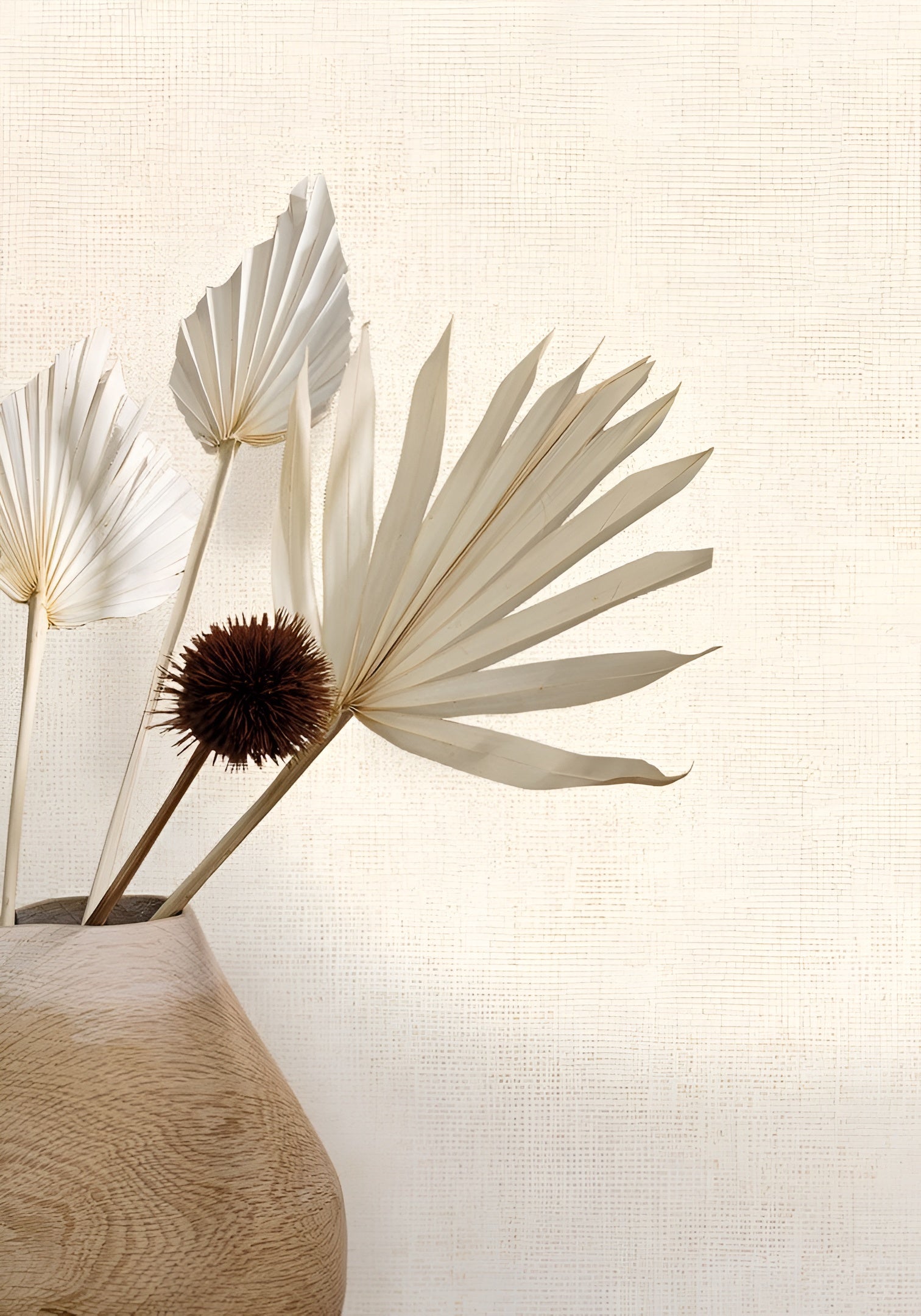 Structuurbehang dat linnen imiteert TENERE - VERT IMPERIAL donkergroen