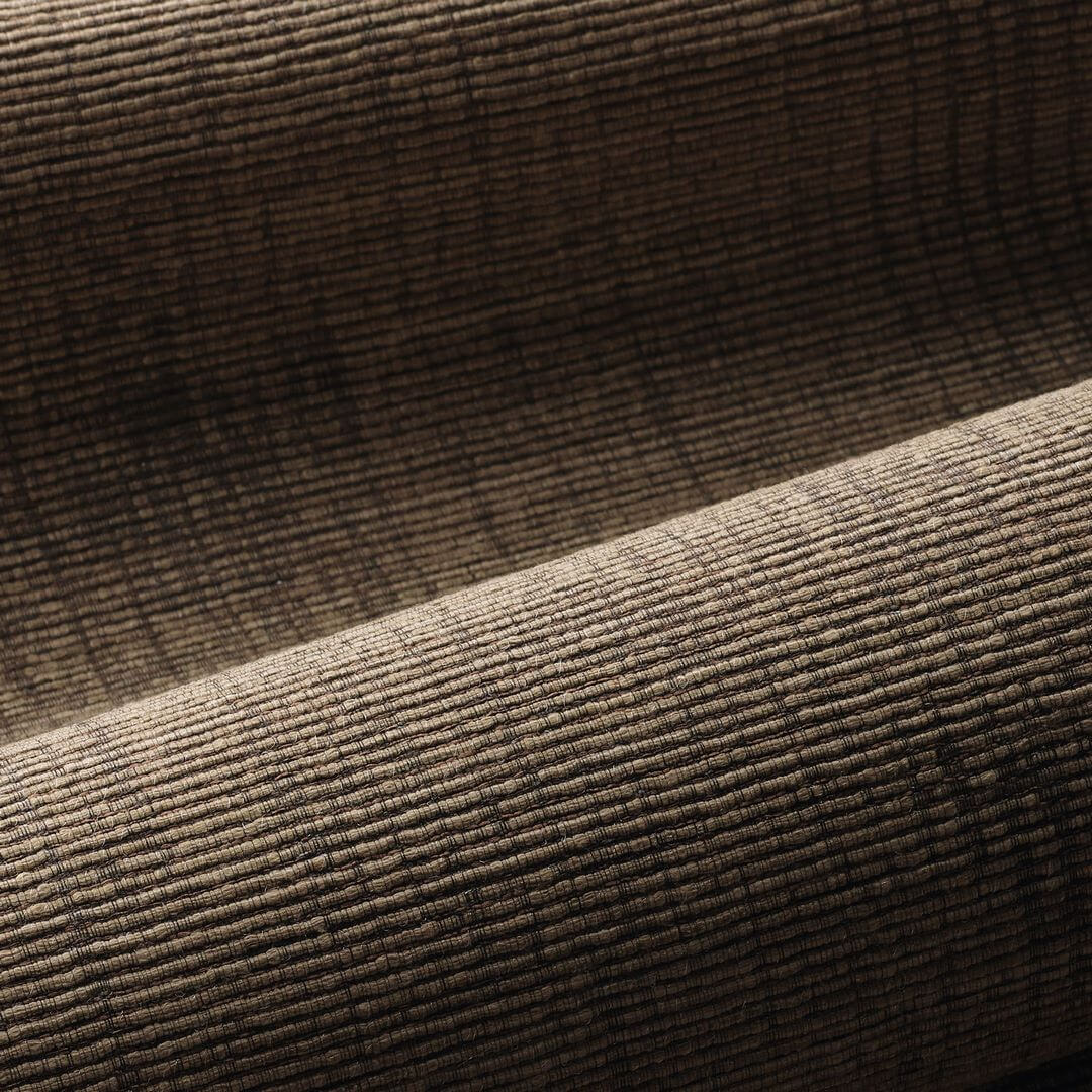 Structuurtapijt imiterend canvas ORCADE - TABAC tabaksbruin