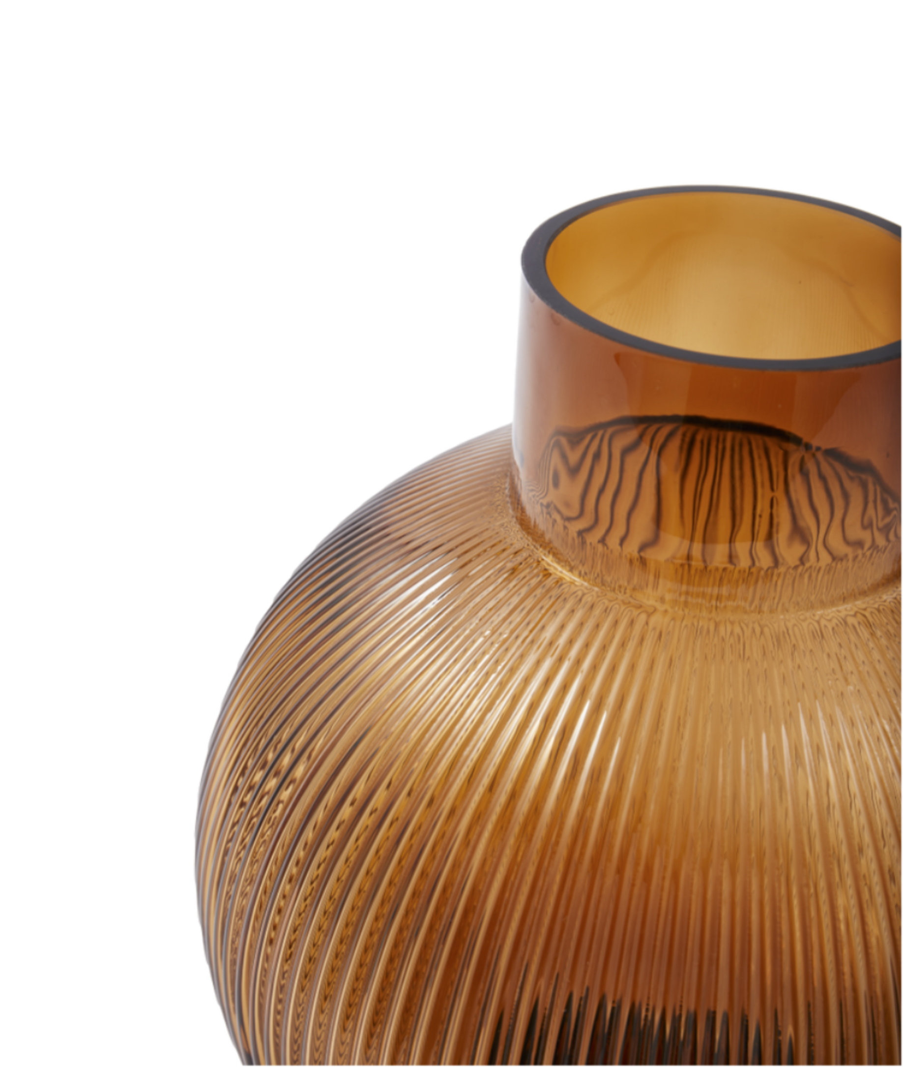 HOT AIR BALLOON Vase dunkelbraun