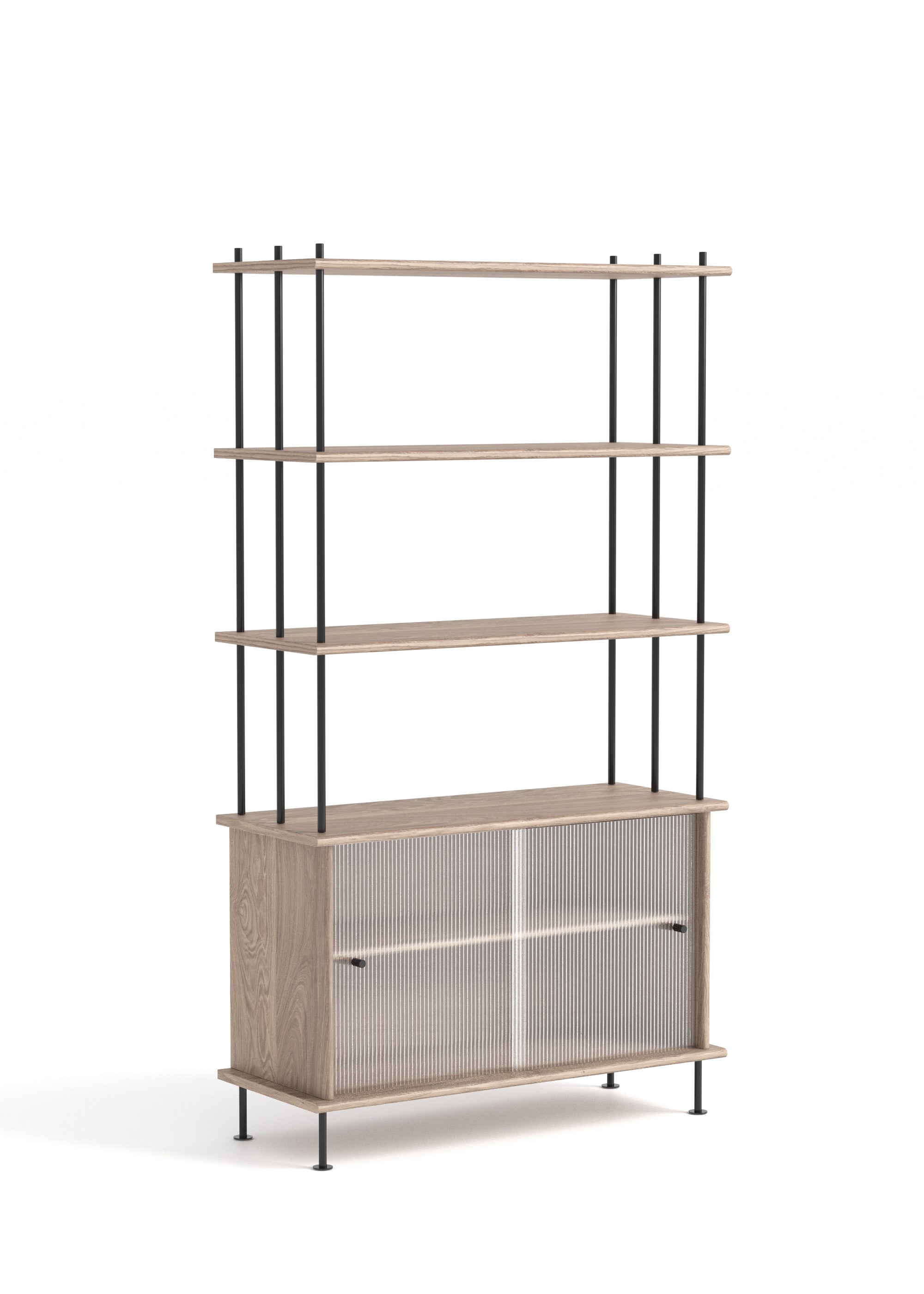 BAVA 100 Schrank aus gebleichtem Eichenholz