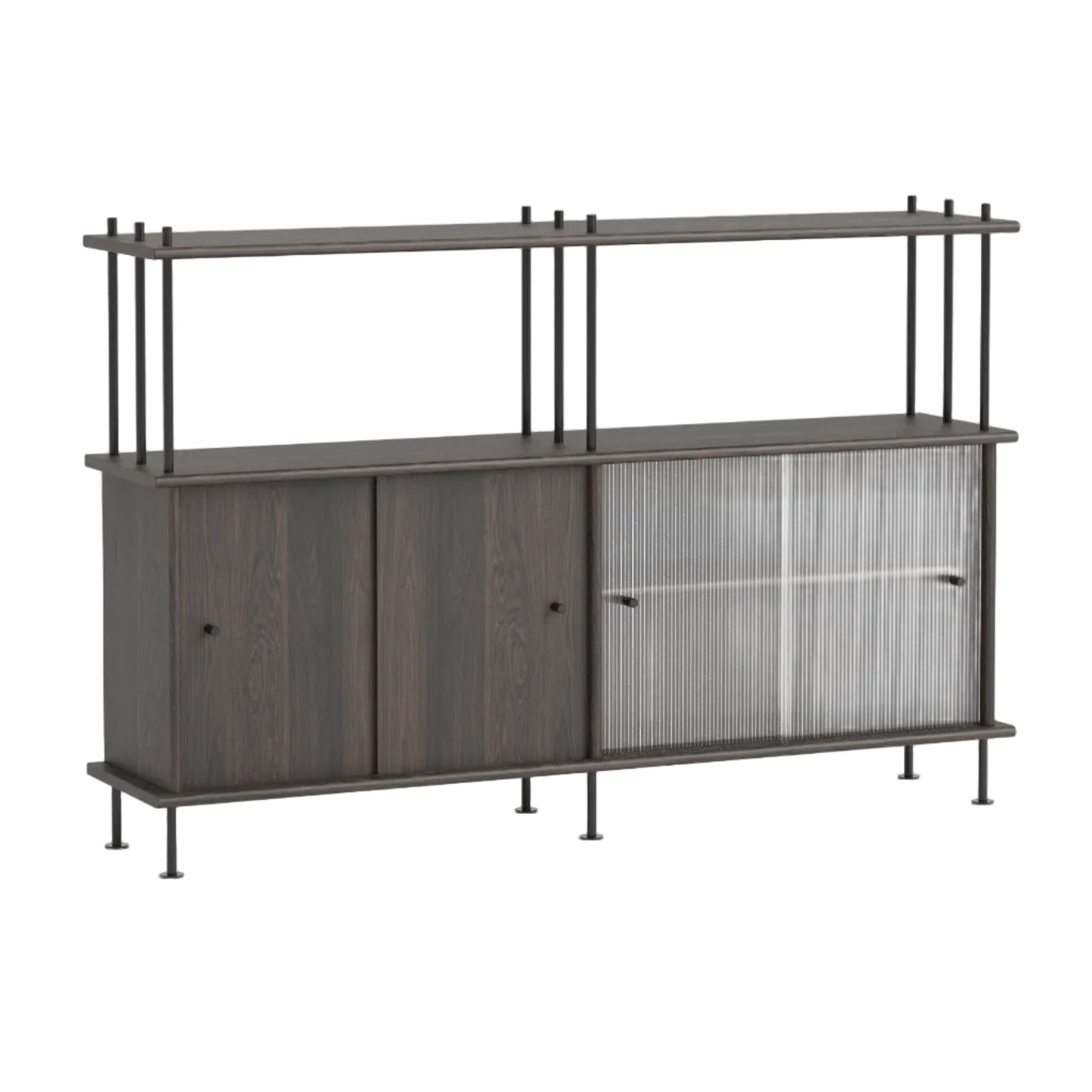 BAVA 160 Cabinet in Ebony Oak Wood