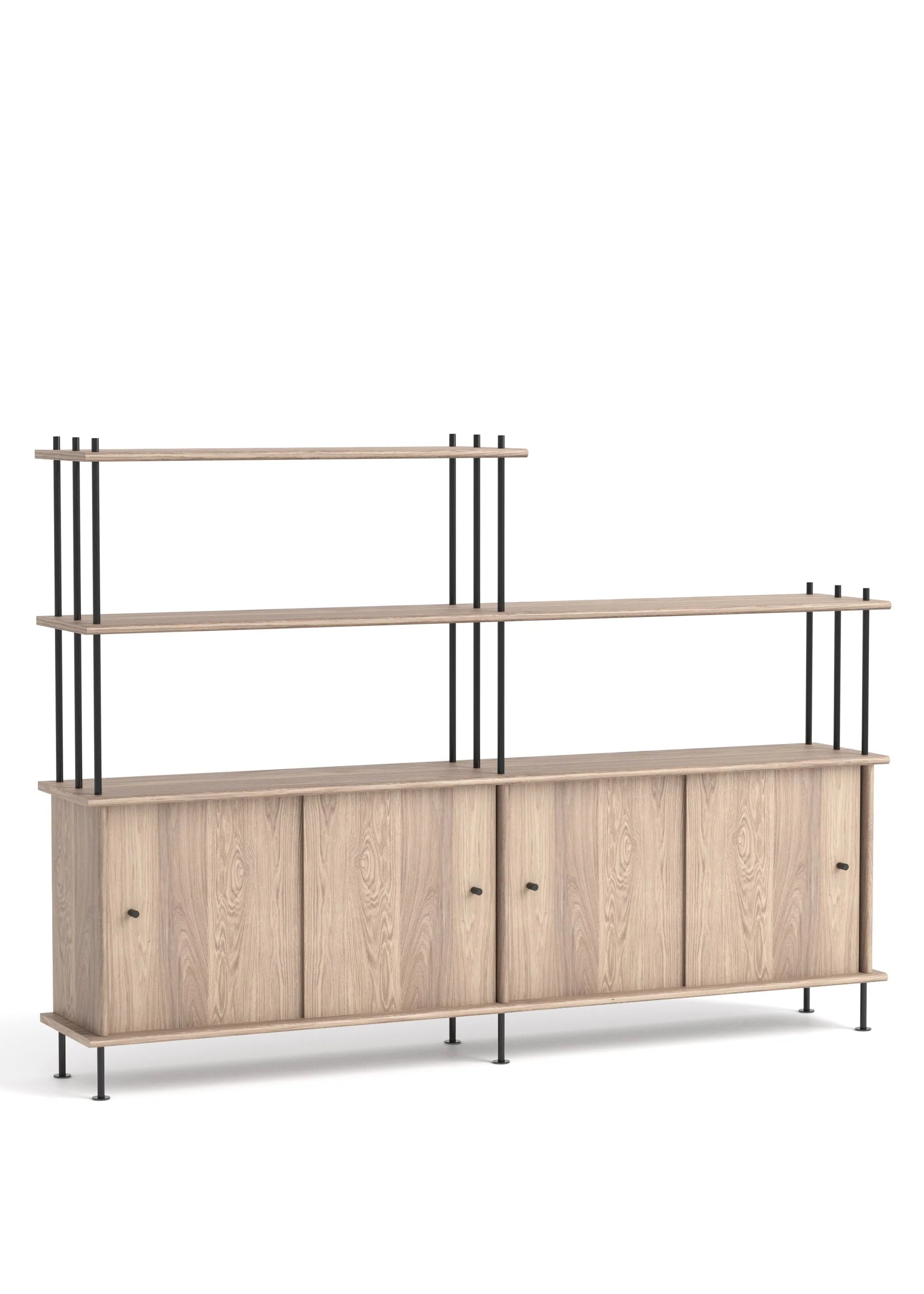 BAVA Cabinet 200 Bleached Oak Wood