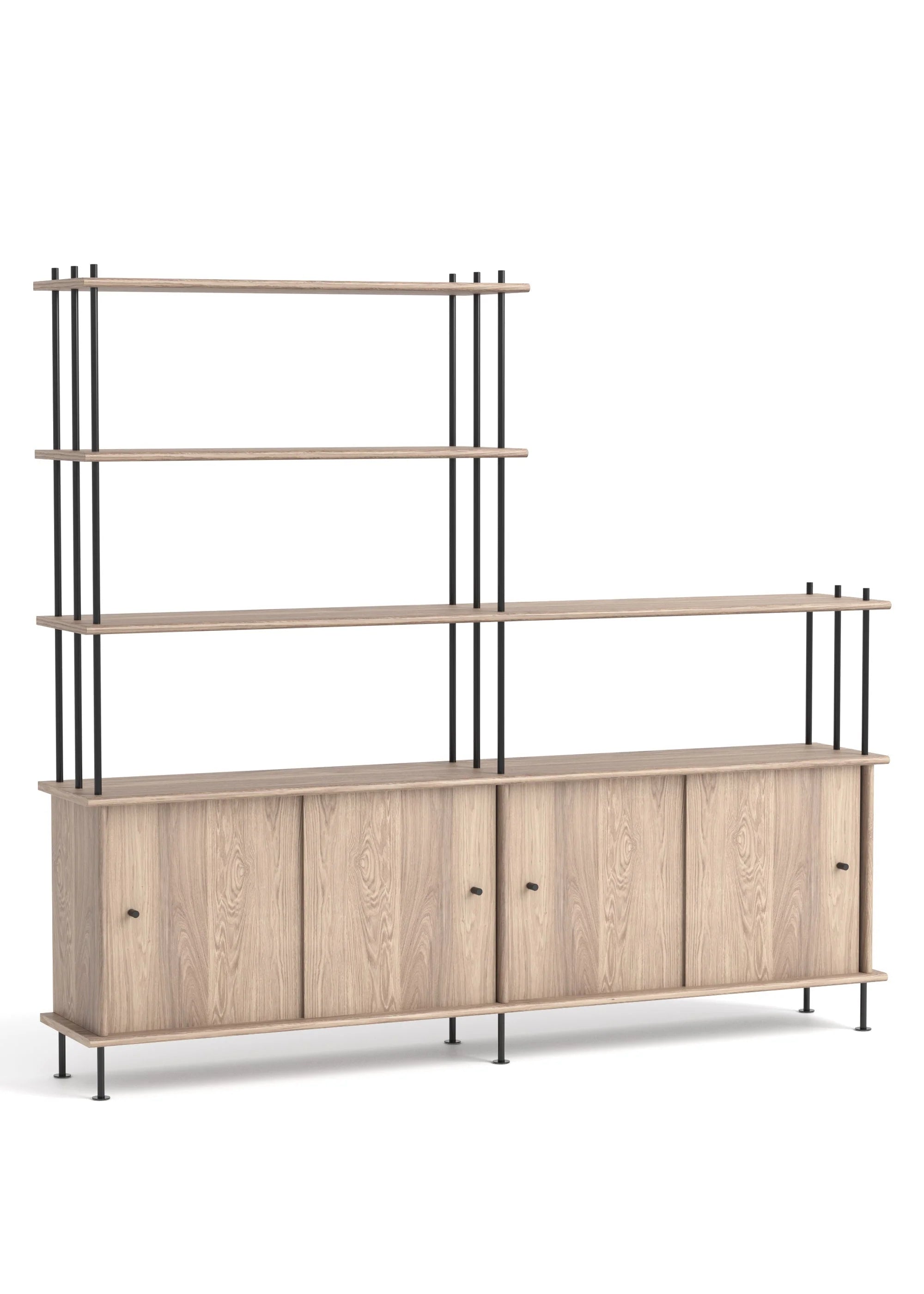 BAVA Cabinet 200 Bleached Oak Wood