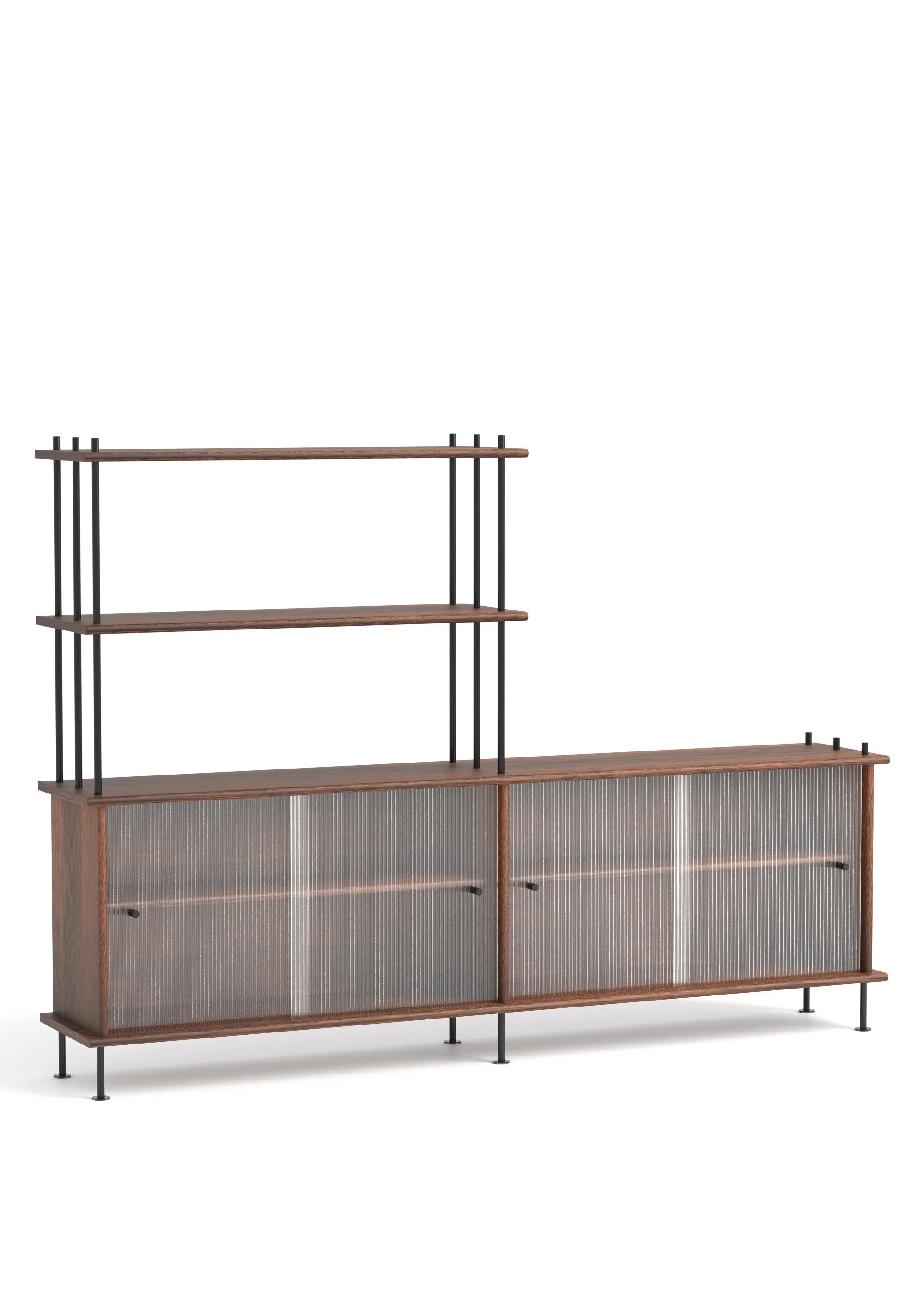 Schrank BAVA 200 dunkles Eichenholz